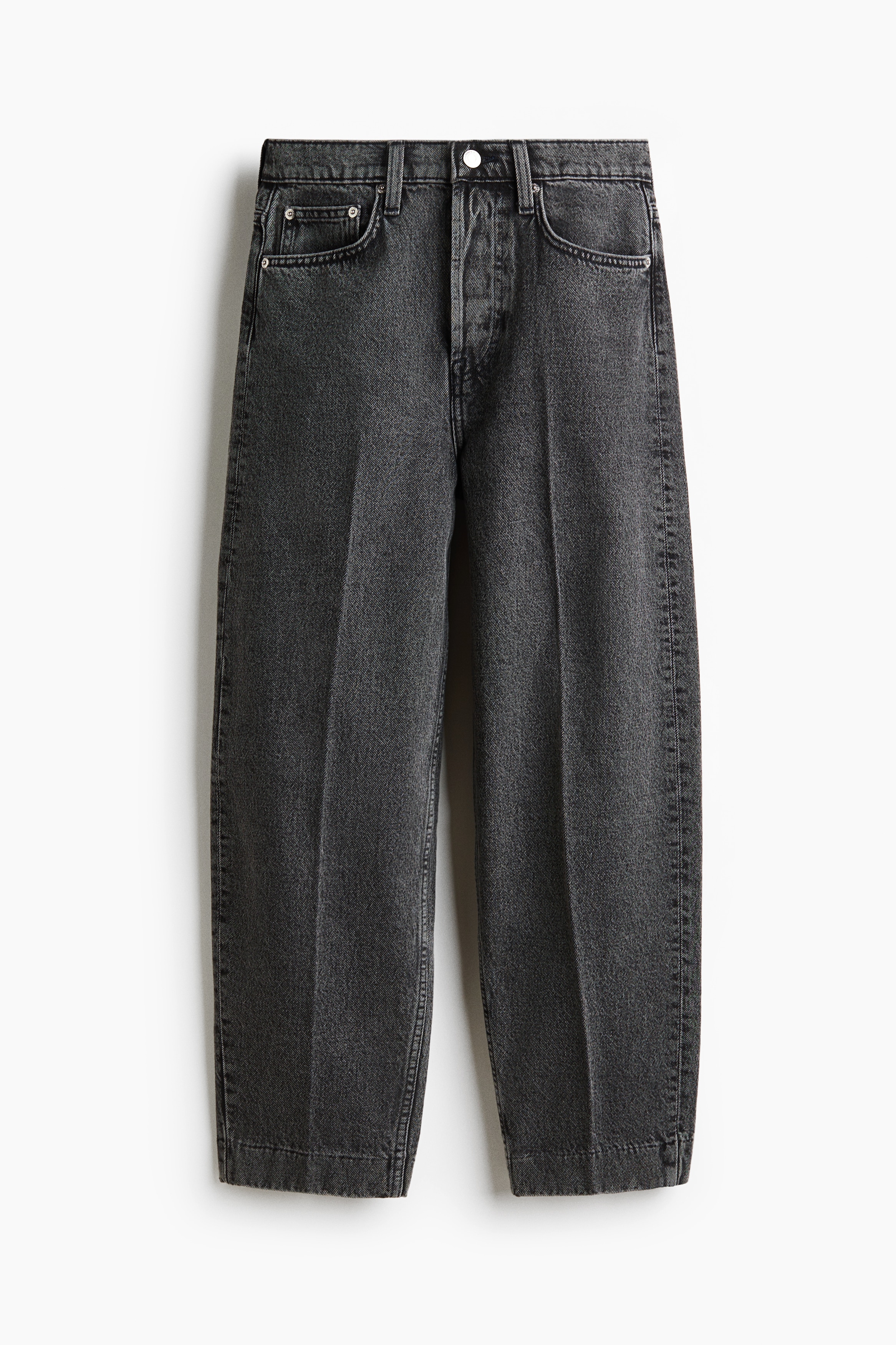 Barrel High Ankle Jeans - Szary/Bladoniebieski denim/Niebieski denim/Jasnoniebieski denim/Niebieski denim