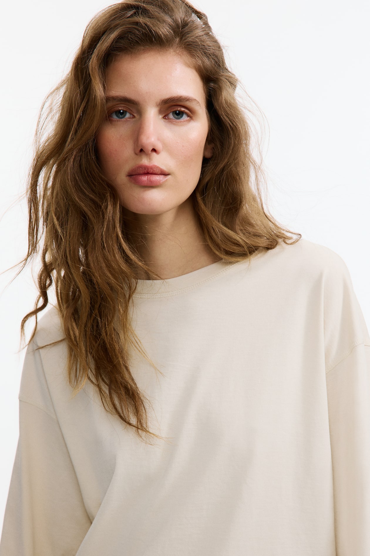 Long-Sleeved Cotton Top - image 3