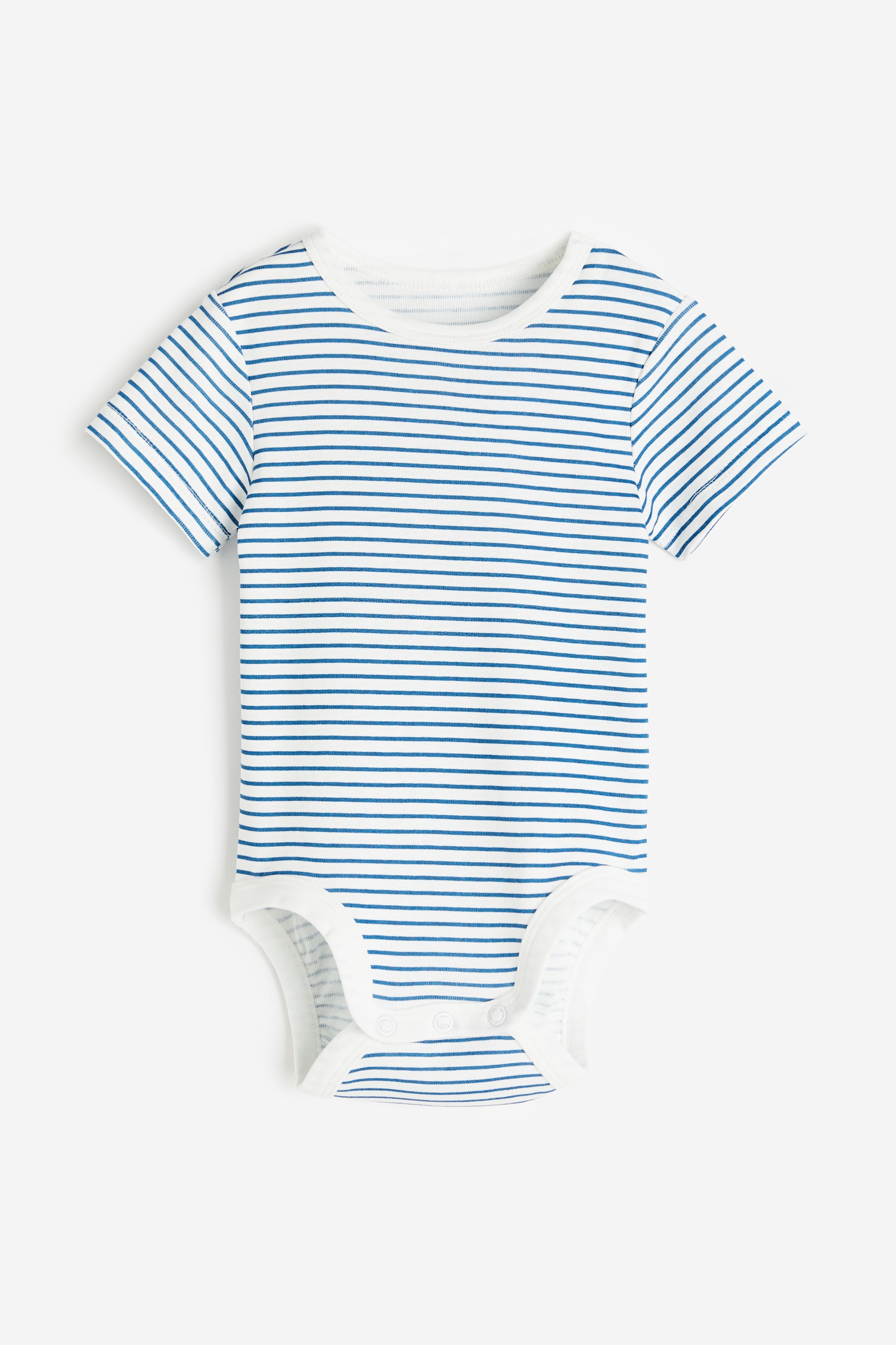 הצגת תמונה גדולה יותר: בגד גוף עם דוגמה - כחול/פסים - Kids | H&M IL 1