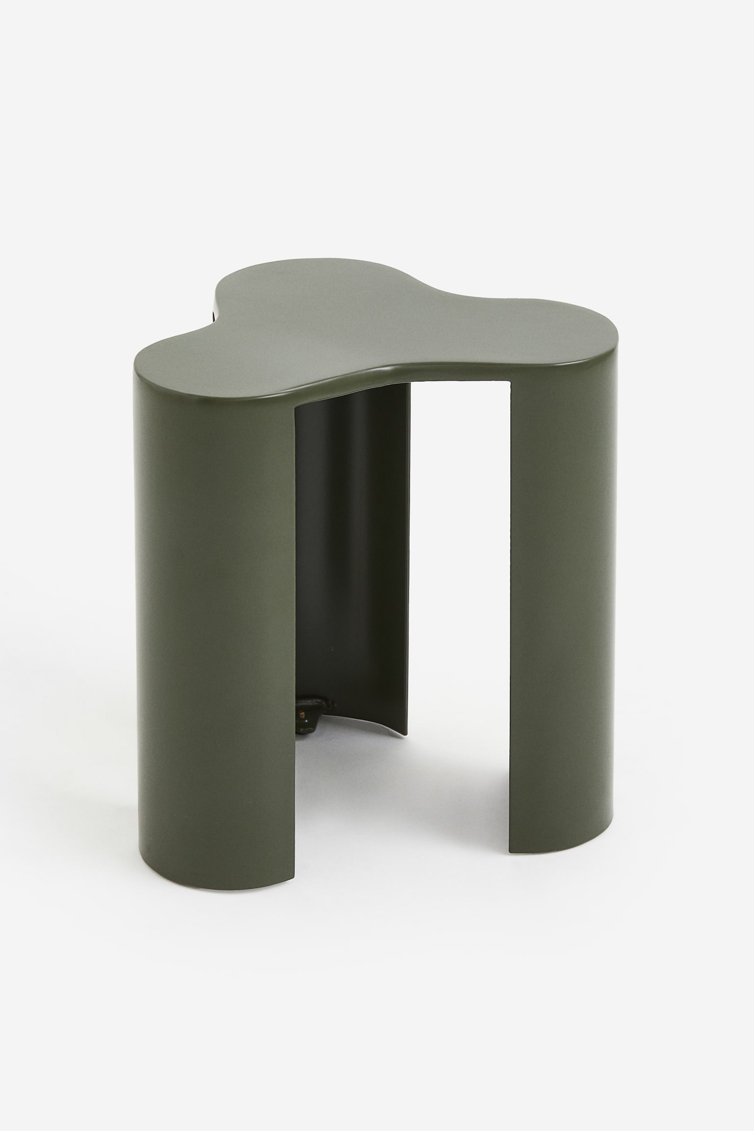 Metal side table - Dark green - 1