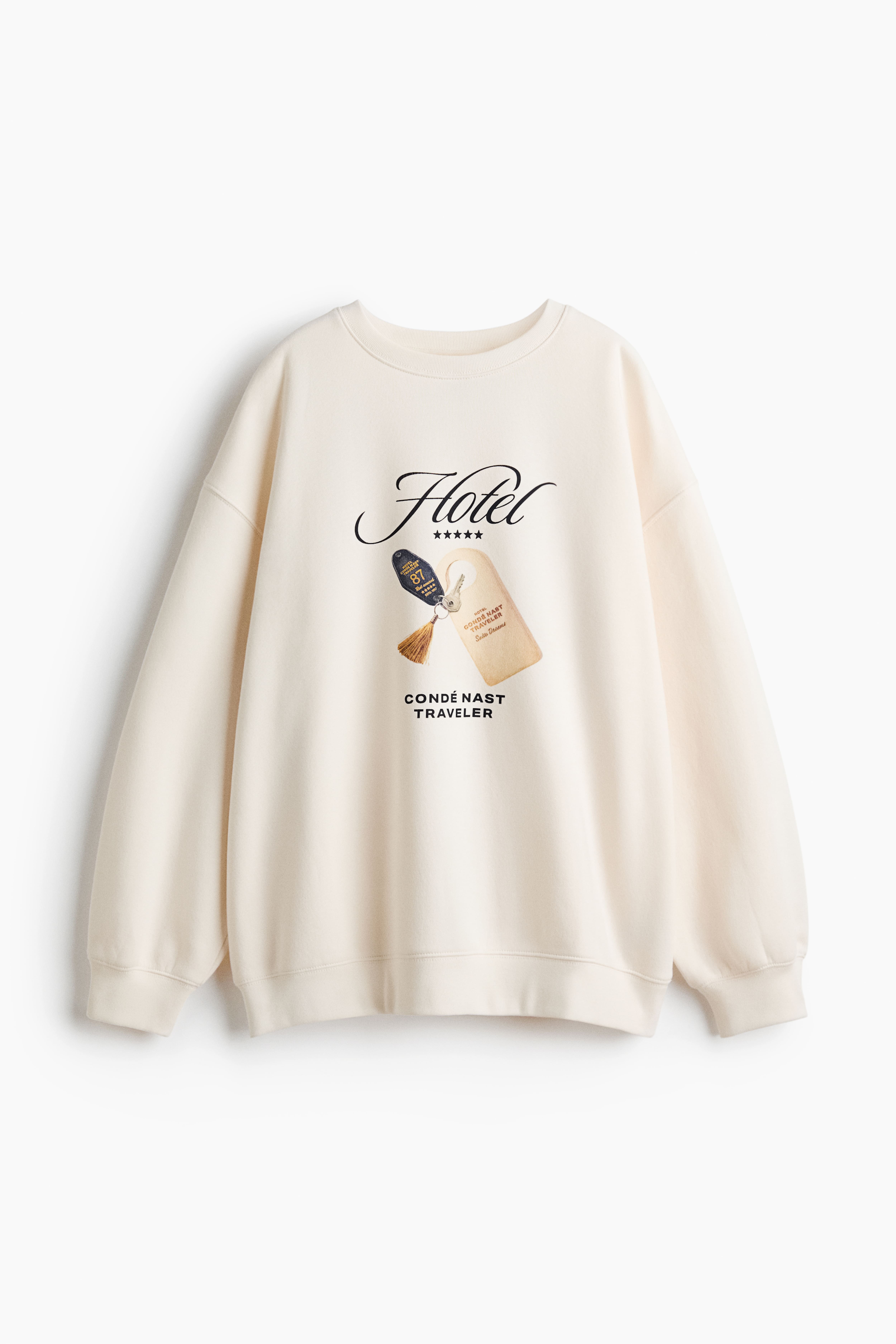 Oversized Printed Sweatshirt