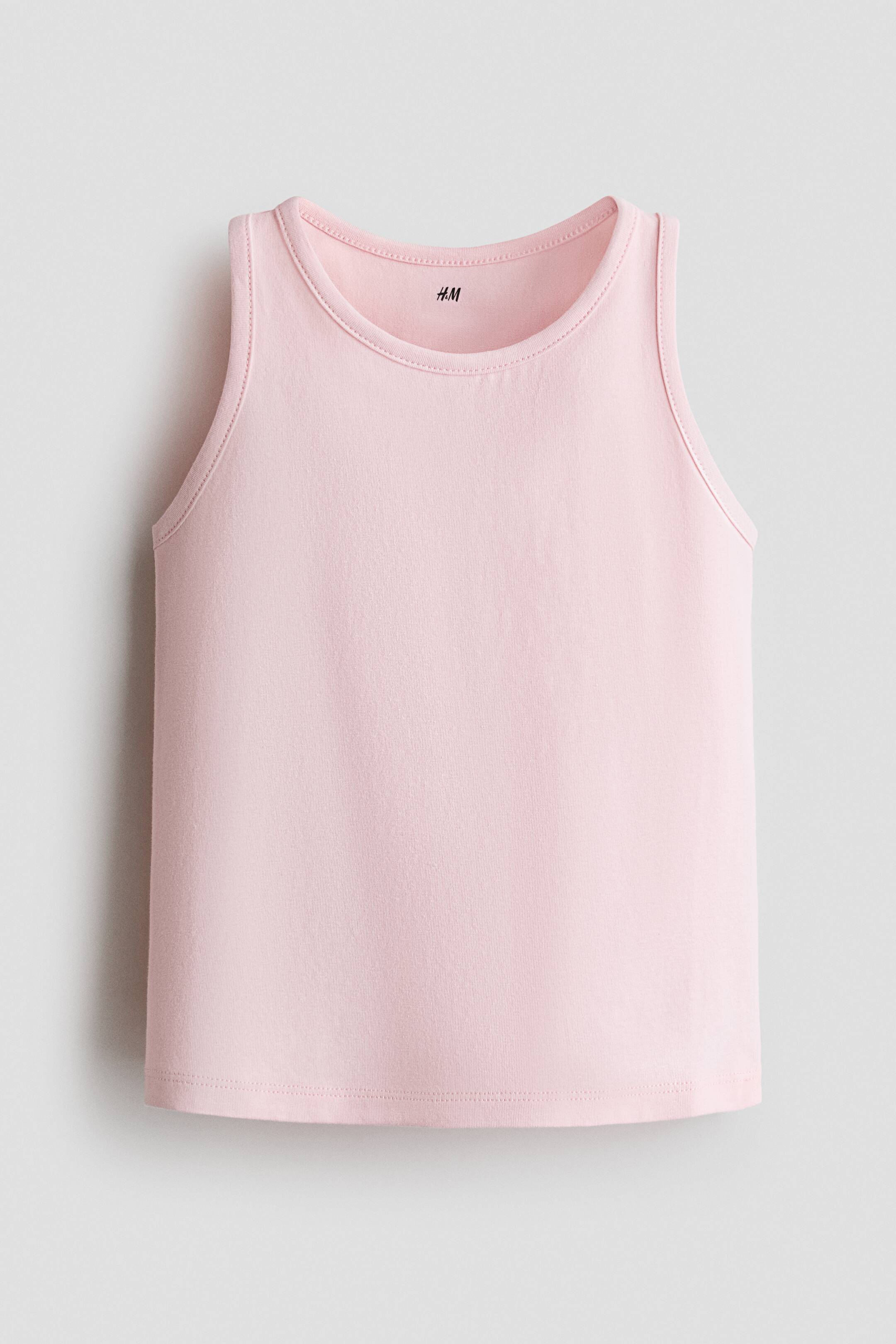 View larger image: Cotton vest top - Light pink - Kids | H&M 1