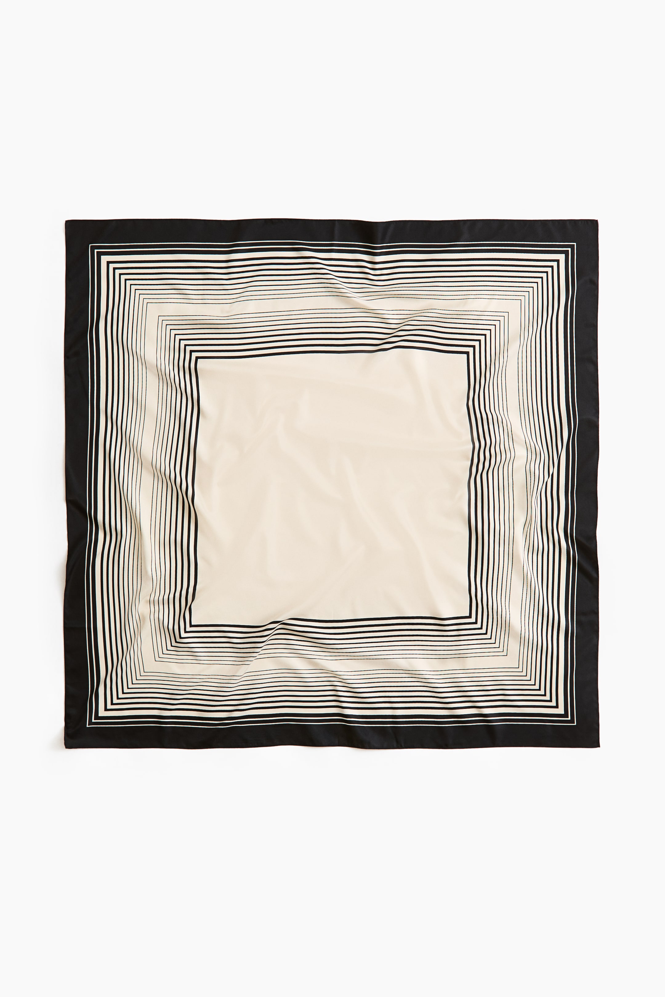 Zobrazit větší obrázek: Vzorovaný šátek - Krémová/okrajový potisk - ŽENY | H&M CZ 1