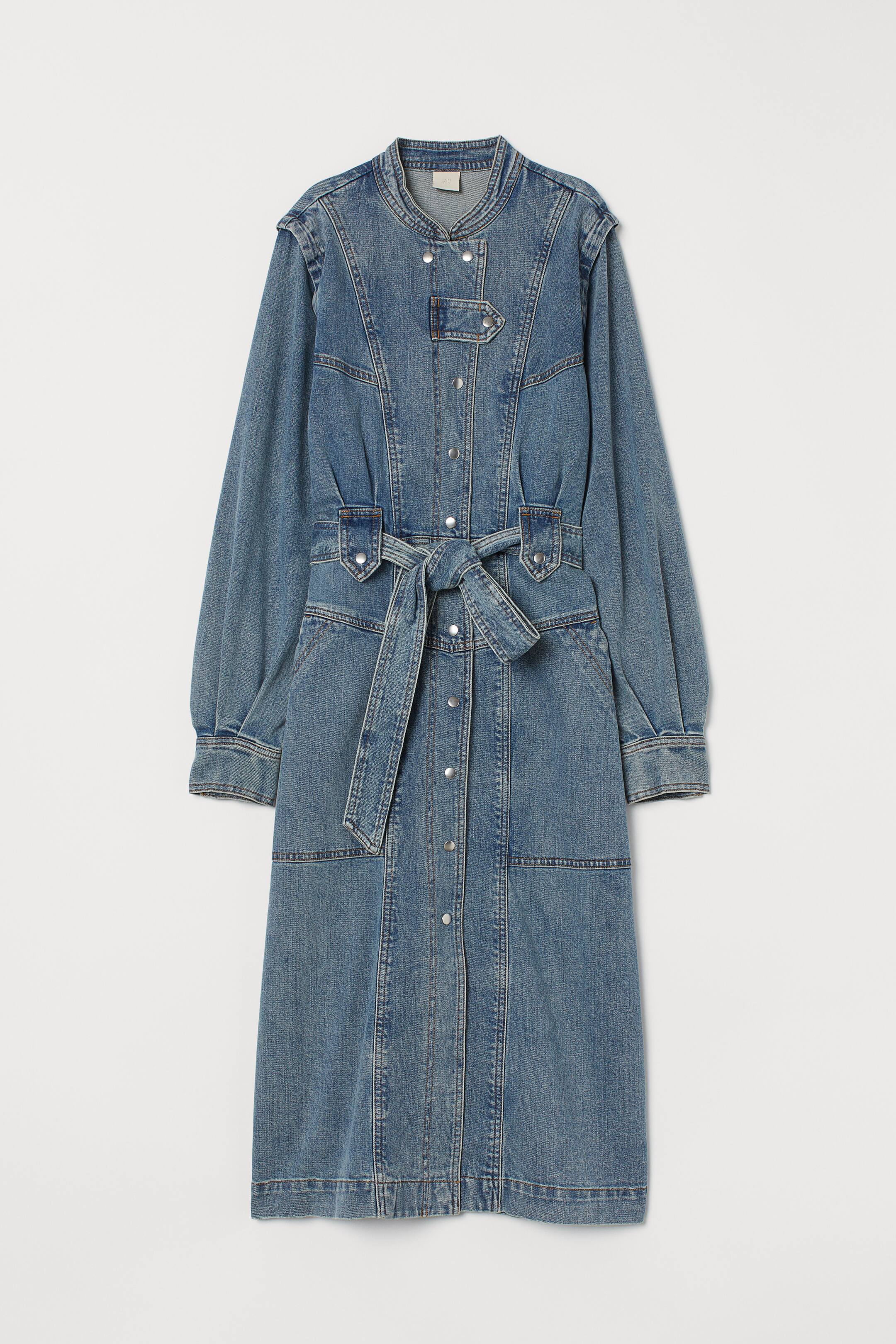 Agrandir l'image: Robe chemise - Bleu denim - FEMME | H&M FR 1