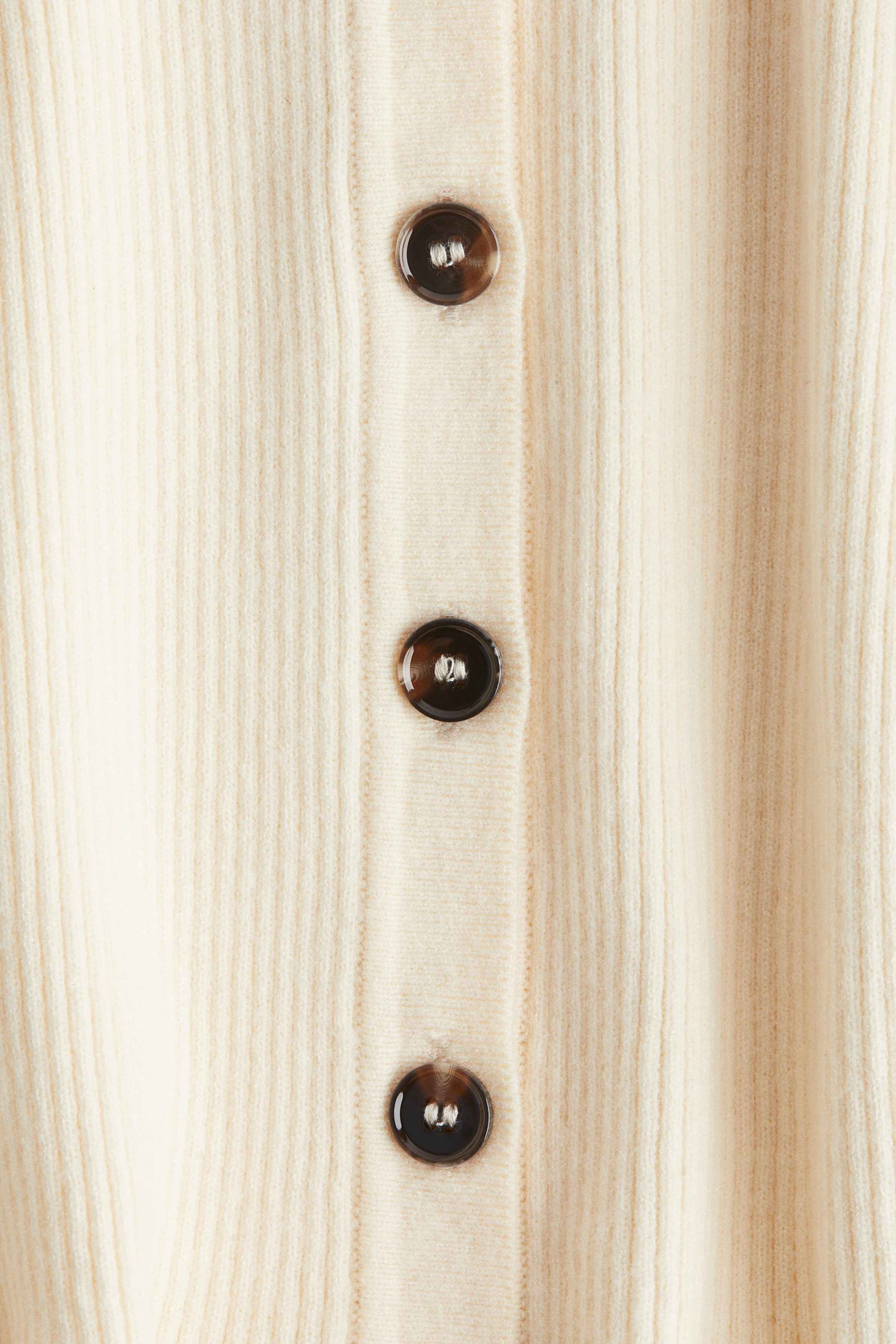 Rib-knit cardigan