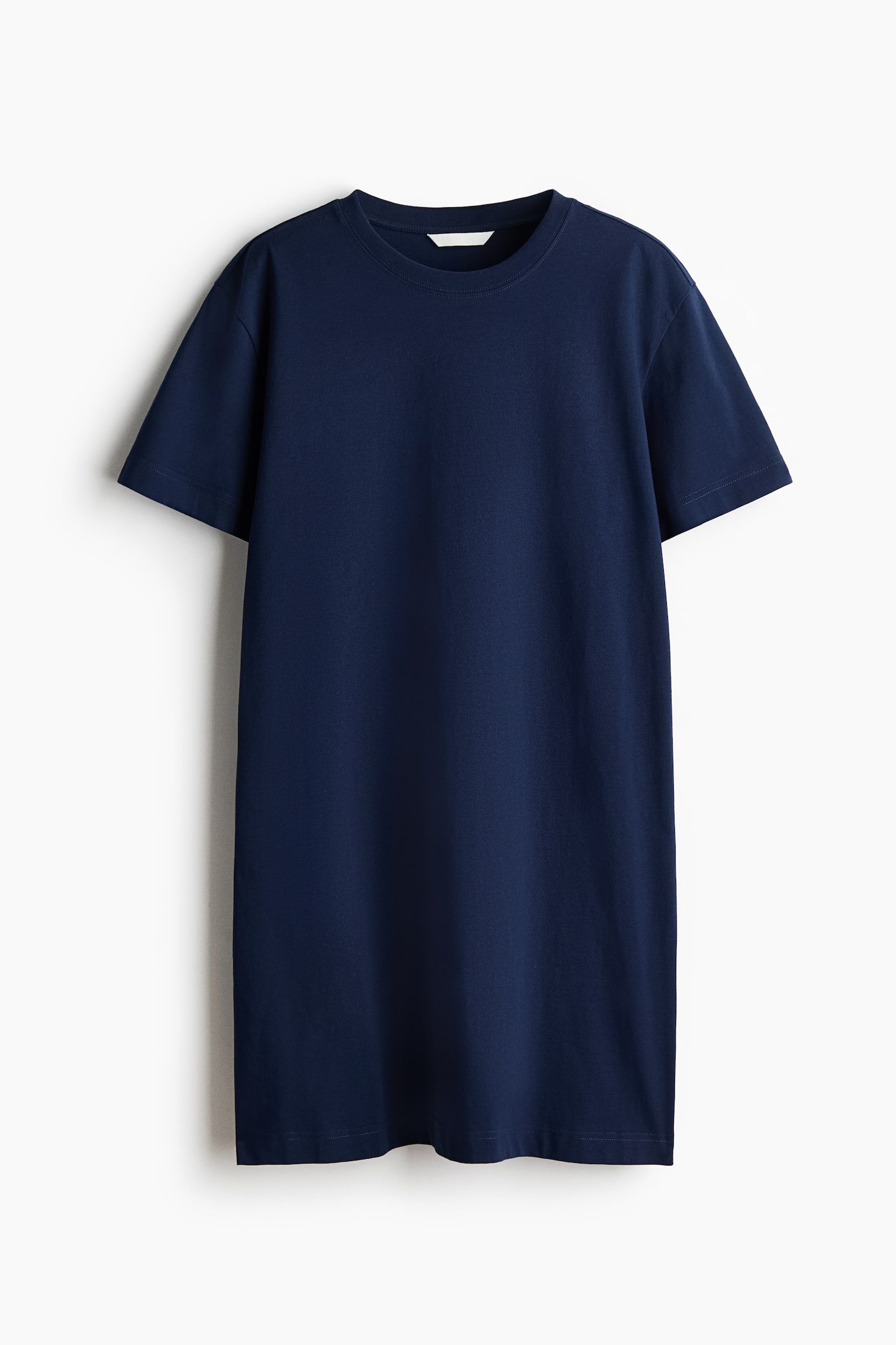 Tシャツワンピース - ネイビーブルー/ブラック/クリーム／ボーダー/ダークブラウン