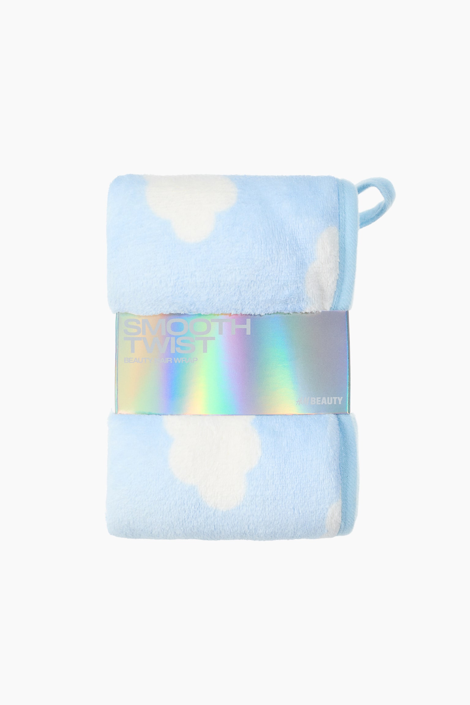 Microfibre hair wrap - Light blue/Clouds/Rosa/Rosetter