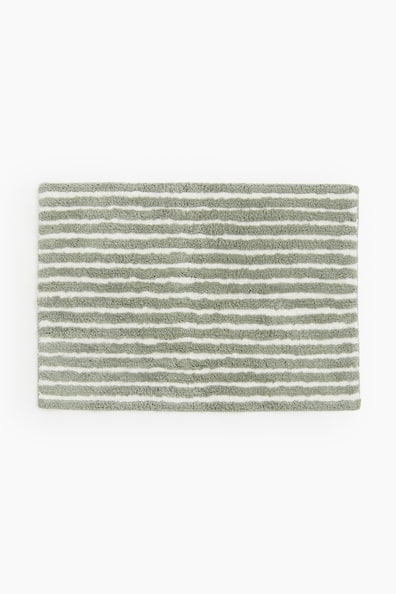 Green/striped Tufted Cotton Bath Mat at H&M Home | H&M CA