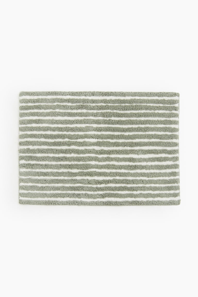Green/striped Tufted Cotton Bath Mat at H&M Home | H&M CA