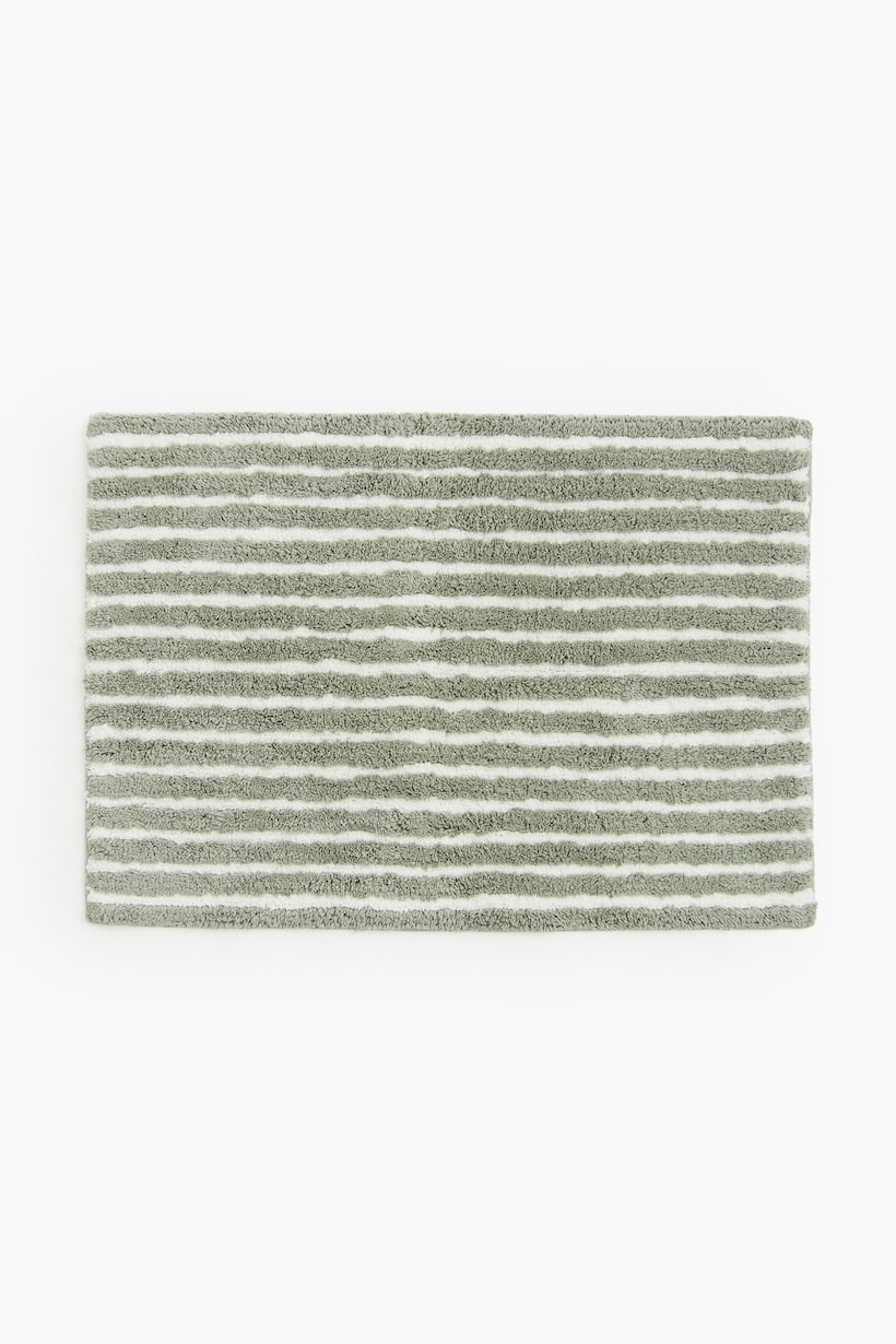 Green/striped Tufted Cotton Bath Mat at H&M Home | H&M CA