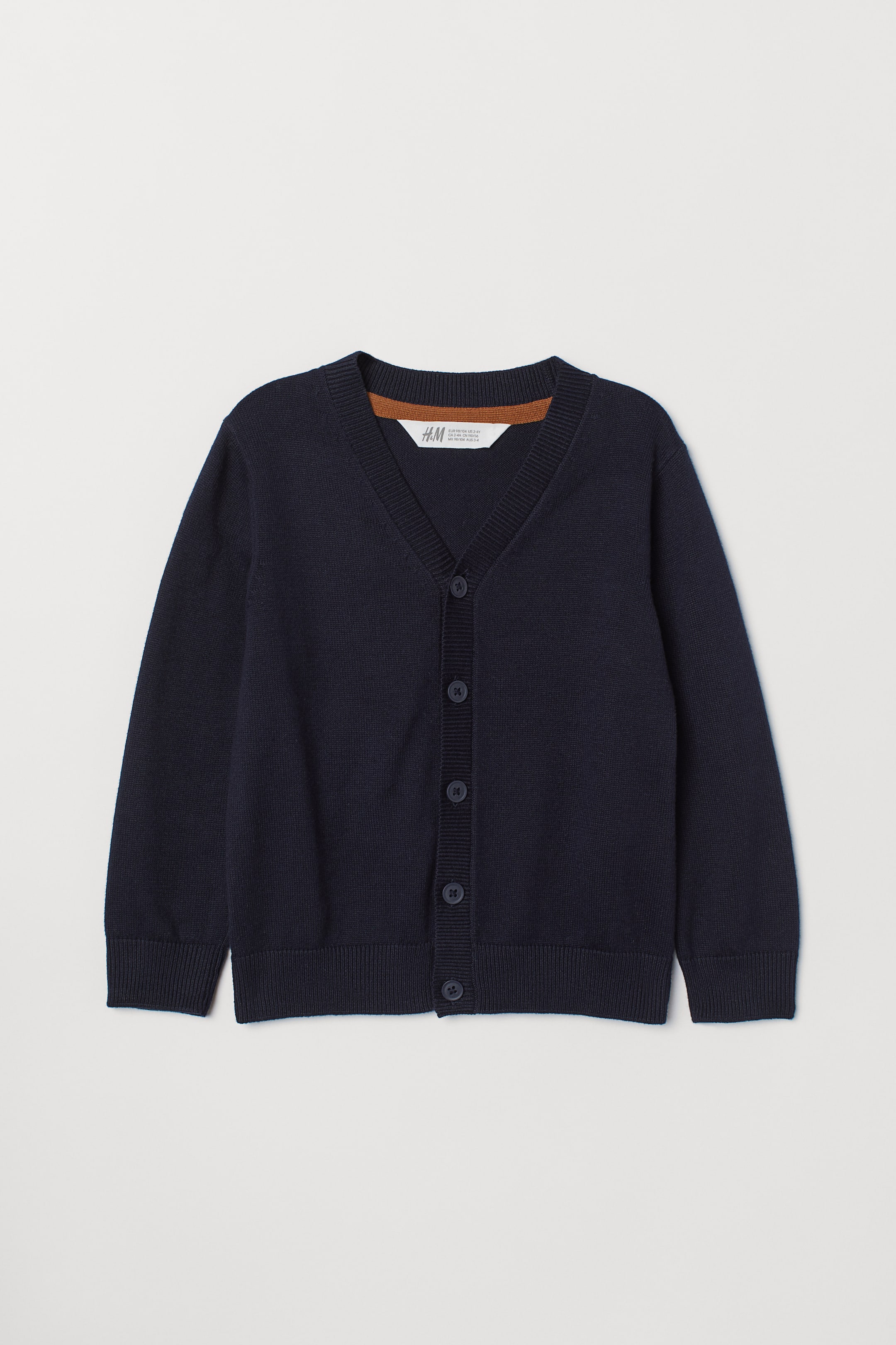 Agrandir l'image: Gilet en maille fine - Bleu foncé - ENFANT | H&M FR 1