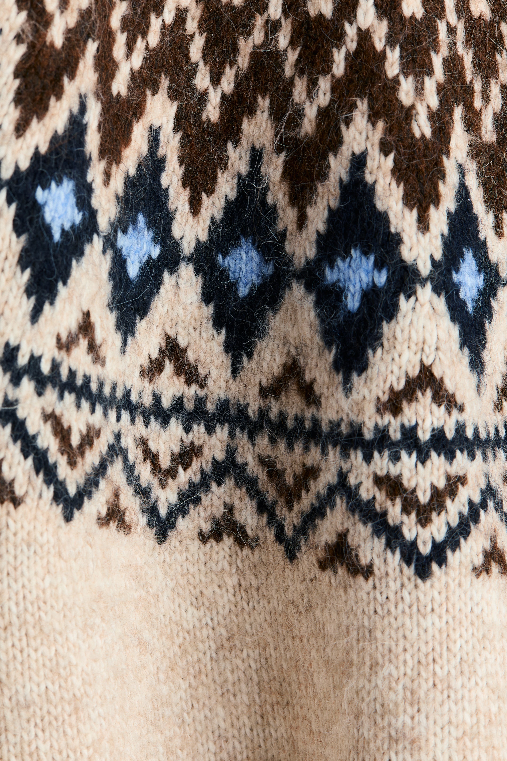 Chandail en tricot jacquard
