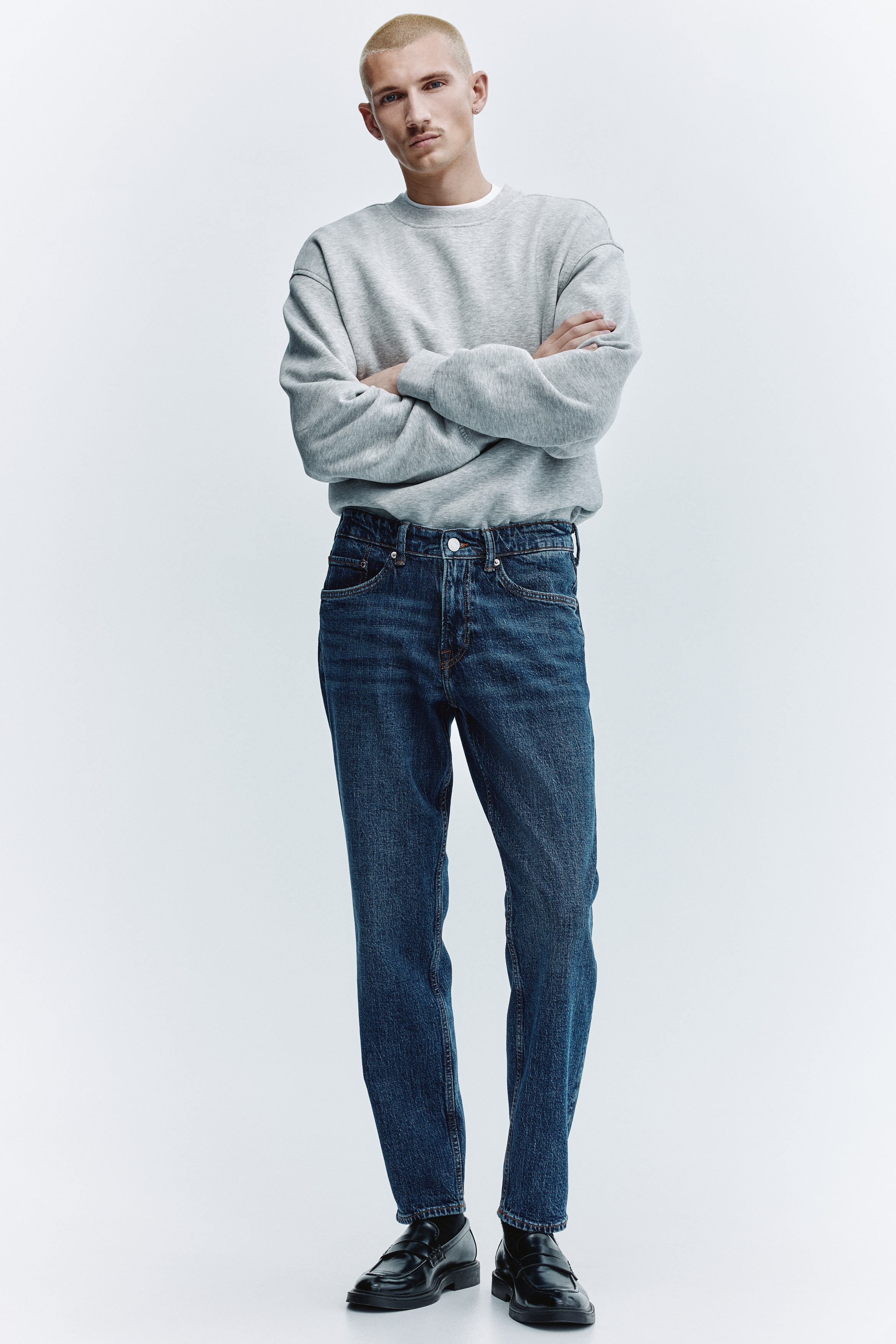 Jeans a sigaretta - Blu denim scuro/Blu denim/Blu denim/Nero denim/Grigio denim