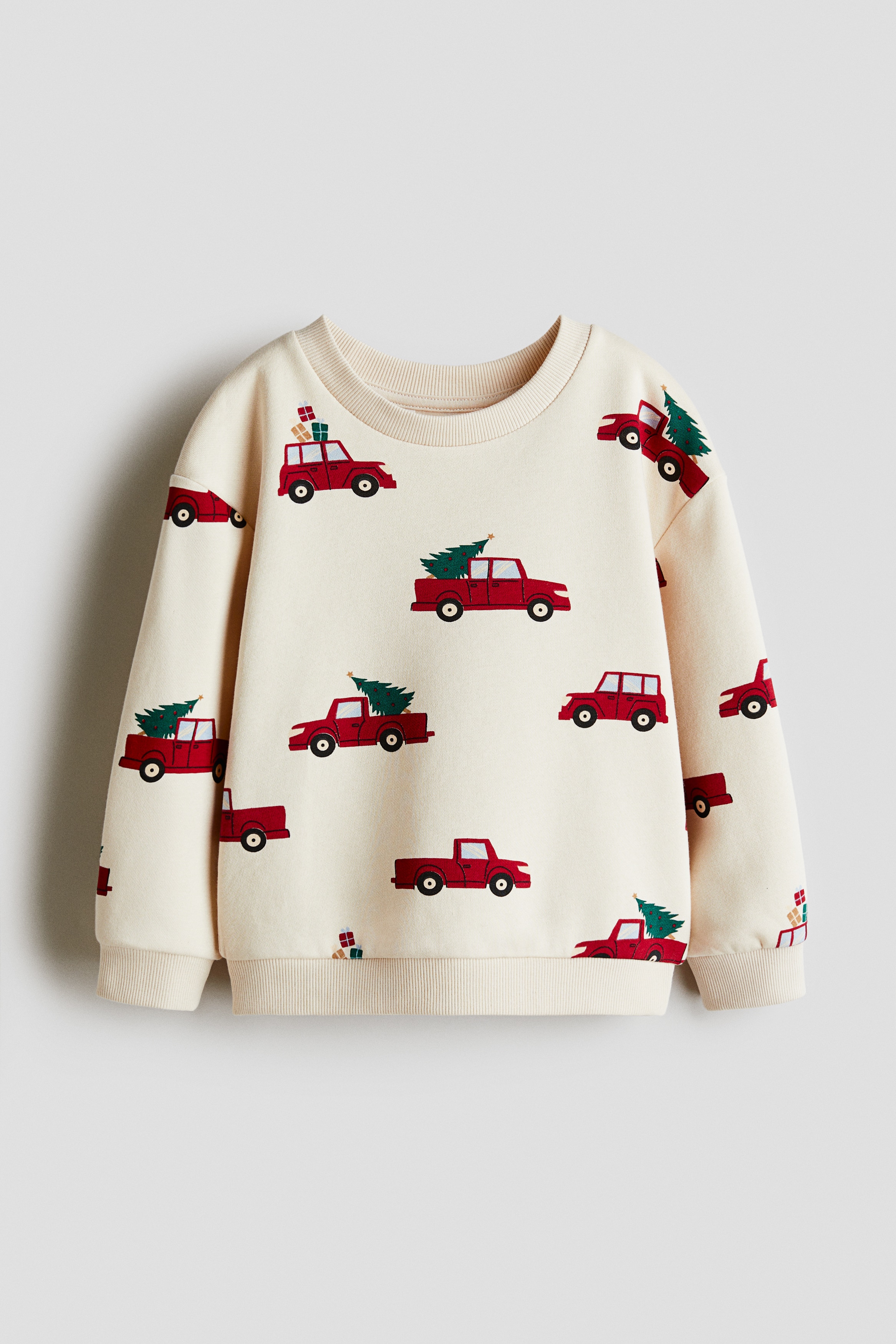 Sweatshirt - Crèmevit/Julgranar/Orange/Spöke/Ljusgråmelerad/Sports/Ljusbeige/Together/Gul/Load of fun/Ljusbeige/Lil Brother/Mörkgrå/Fladdermöss/Blå/Bilar/Röd/Academy of sports