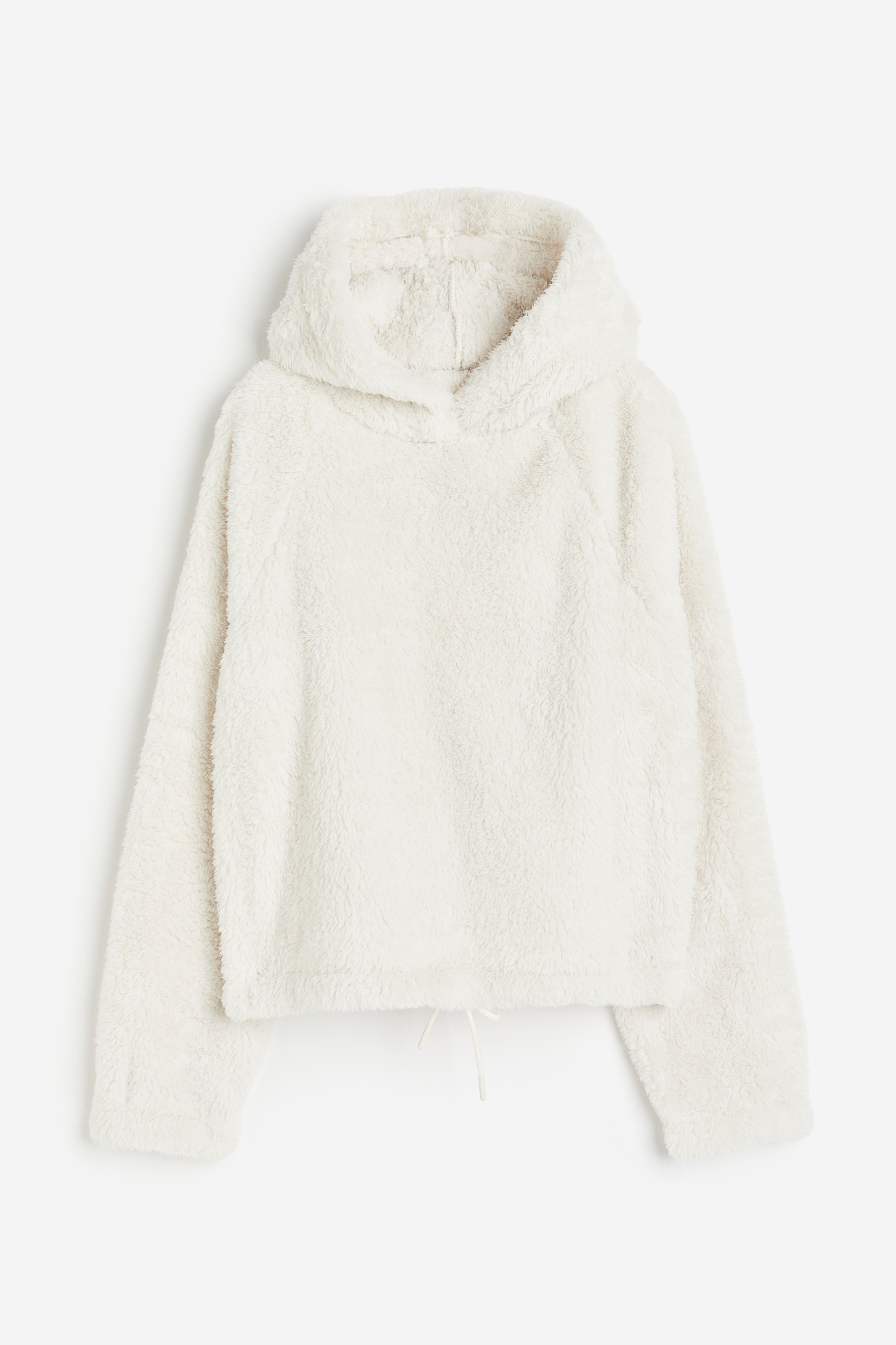 Pile hooded jacket h&m best sale