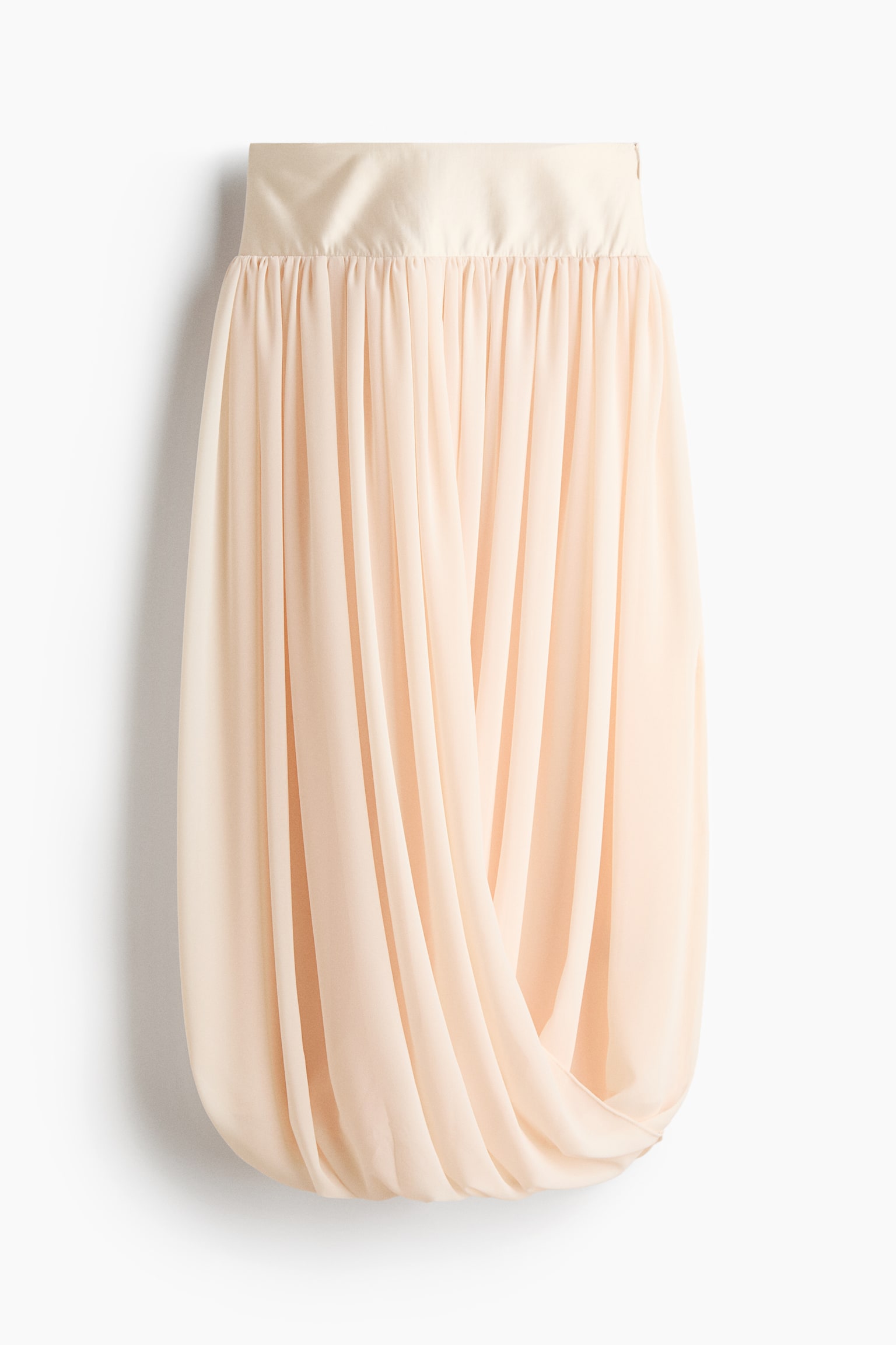 Draped chiffon skirt - 2