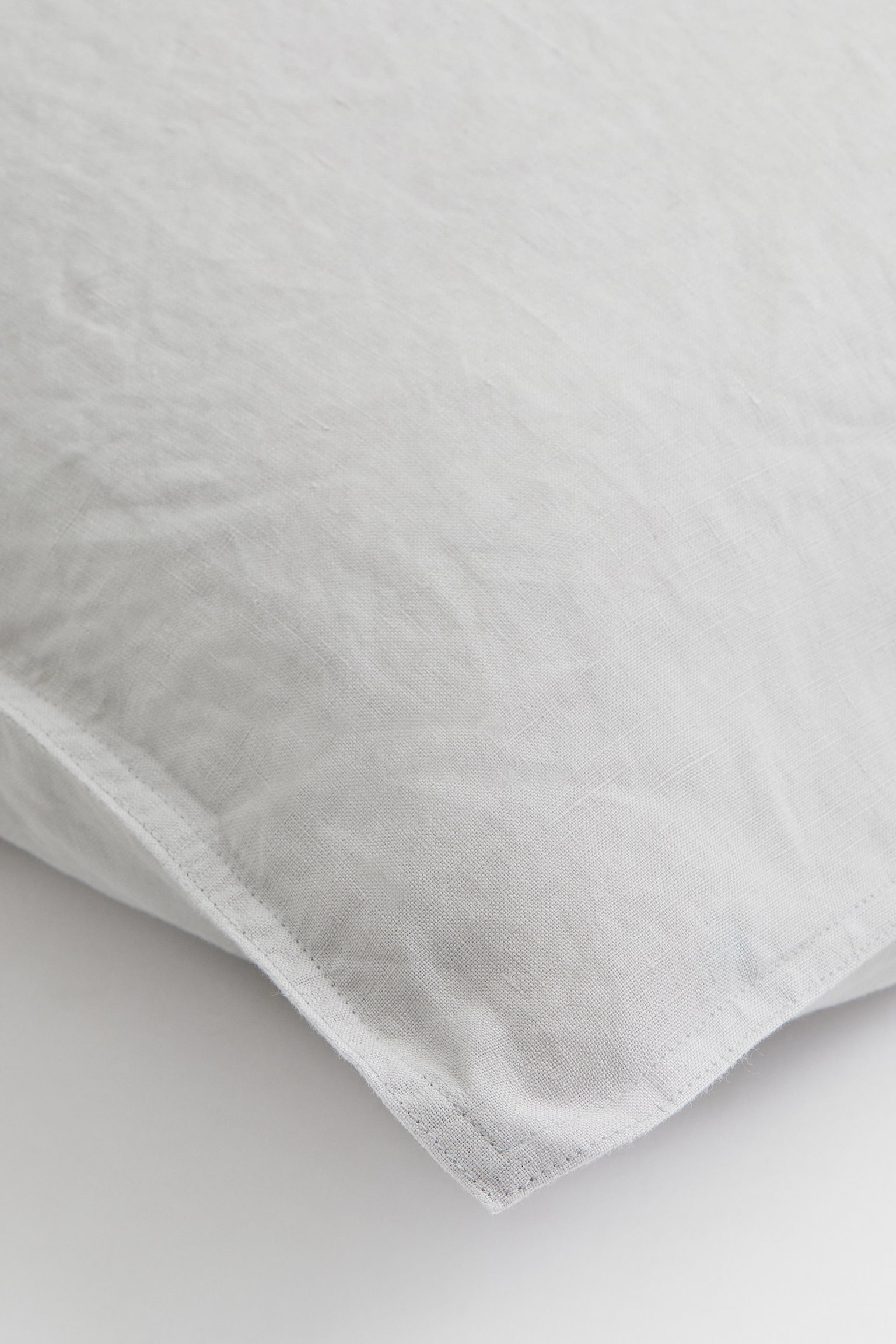 Washed linen pillowcase - Light grey/Beige/White - 3