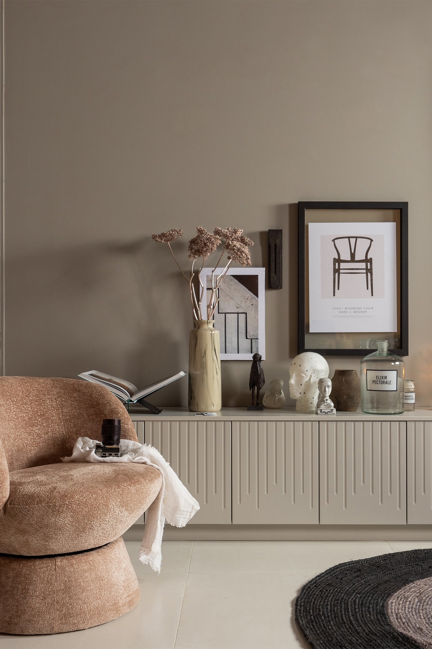 Shuffle Fauteuil Pivotant - Naturel