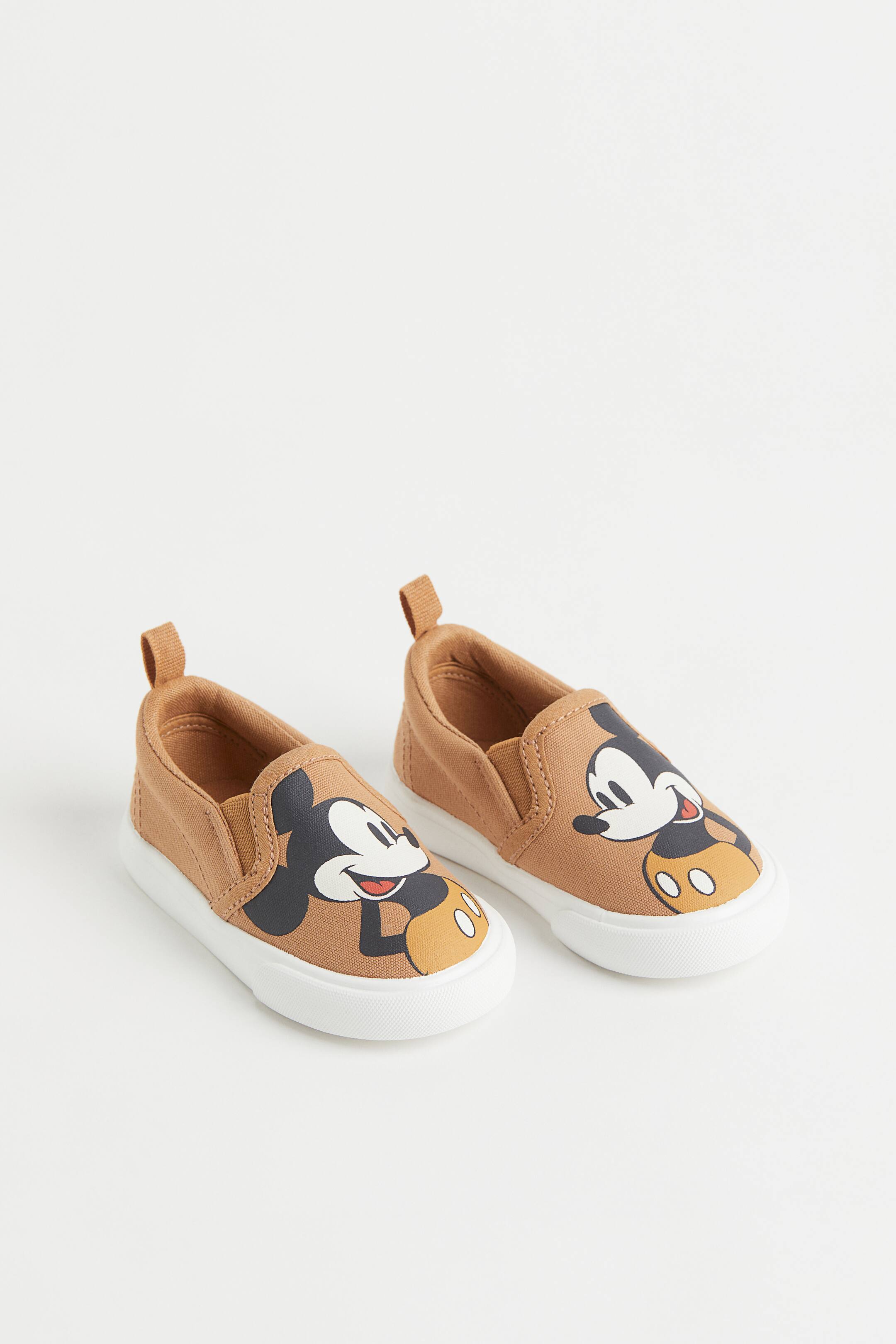 查看大圖: 圖案懶人鞋 - 深米色/米老鼠 - Kids | H&M 1