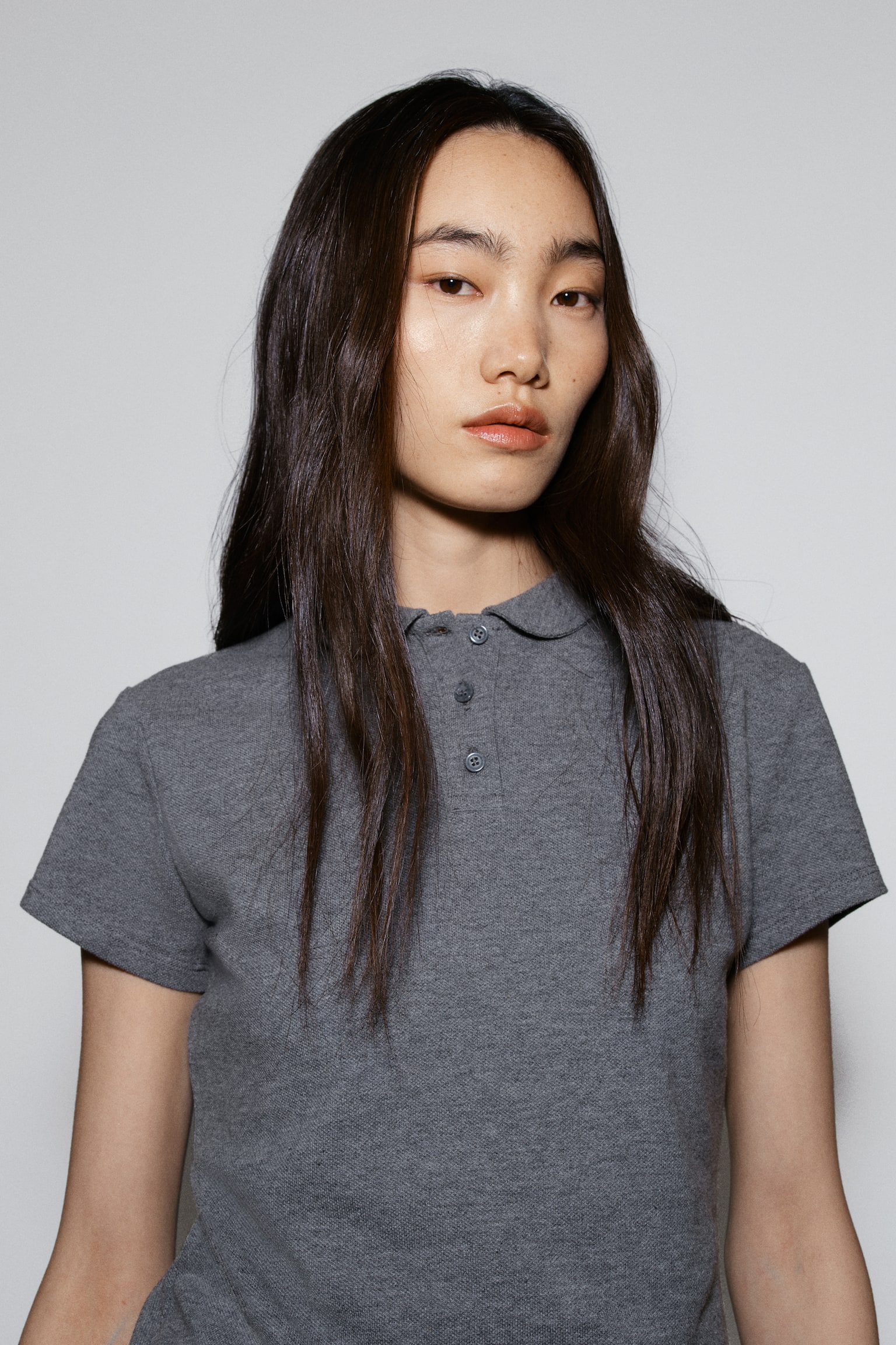 Cotton piqué polo shirt - 3