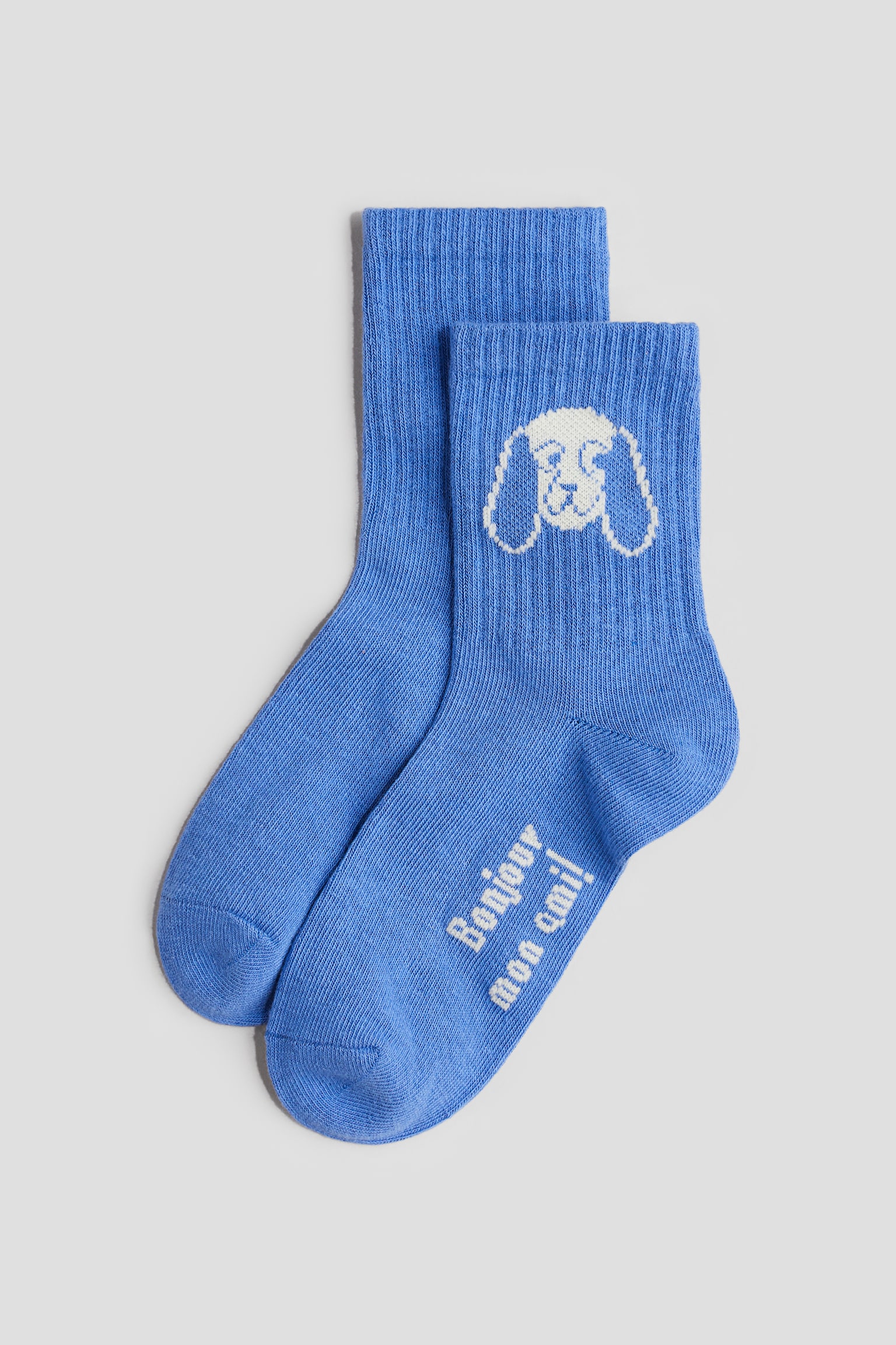 5-pack socks - Dusty blue/Bonjour Mon Ami - 2