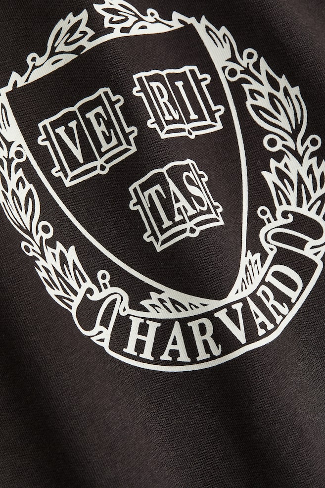 Oversized T-shirt med tryck - Svart/Harvard/Ljus khakigrön/Britney/Ljusbeige/The Who/Mörkblå/Musse Pigg/dc - 5
