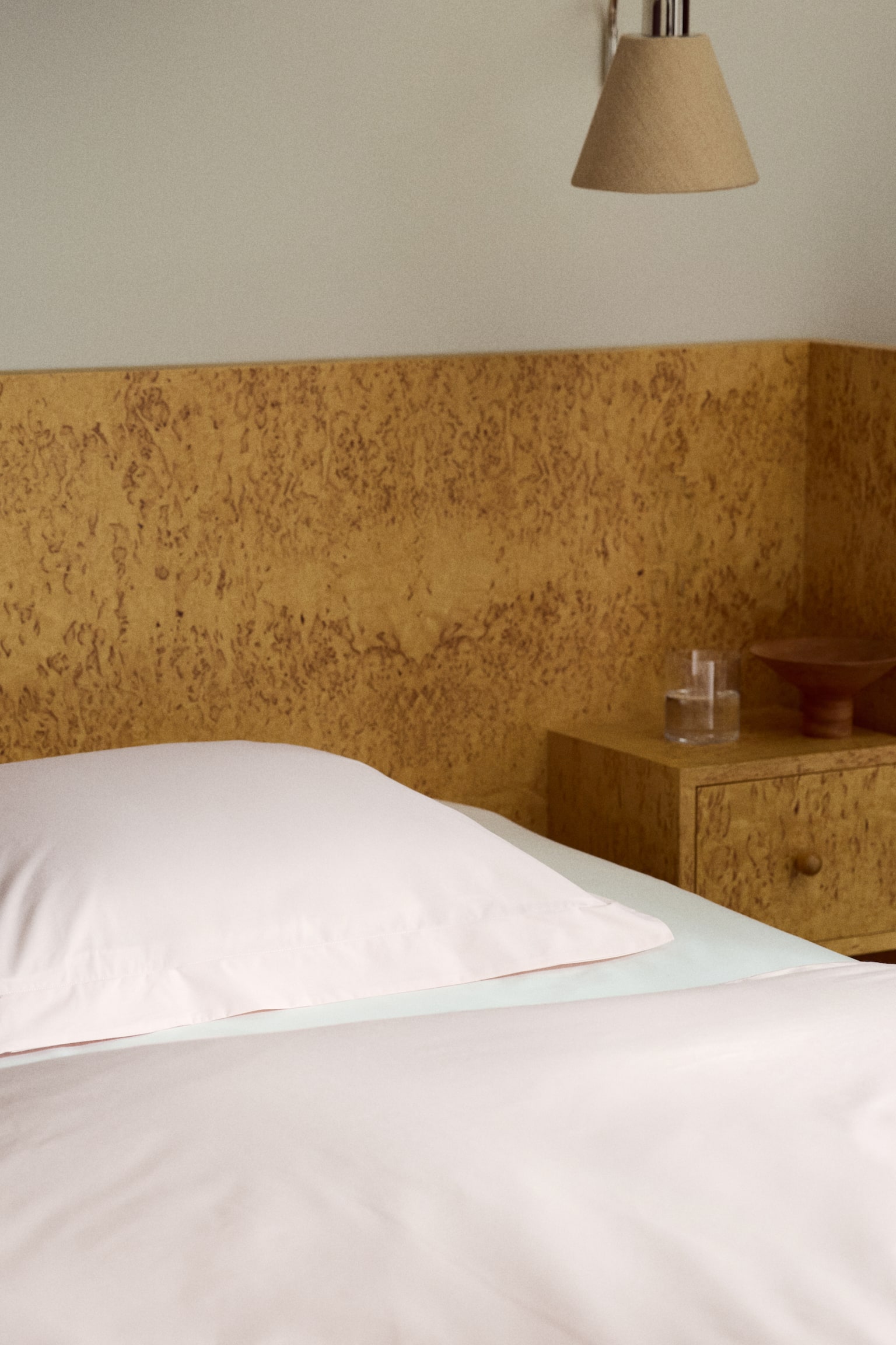 Posteljina za singl krevet od perkala - Svetloružičasta/Bež/Svetlosiva/Smeđa/Svetla sivosmeđa/Bela - 1