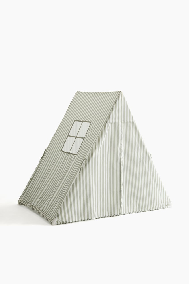 Play Tent - Light khaki green/striped/Beige/striped - 1