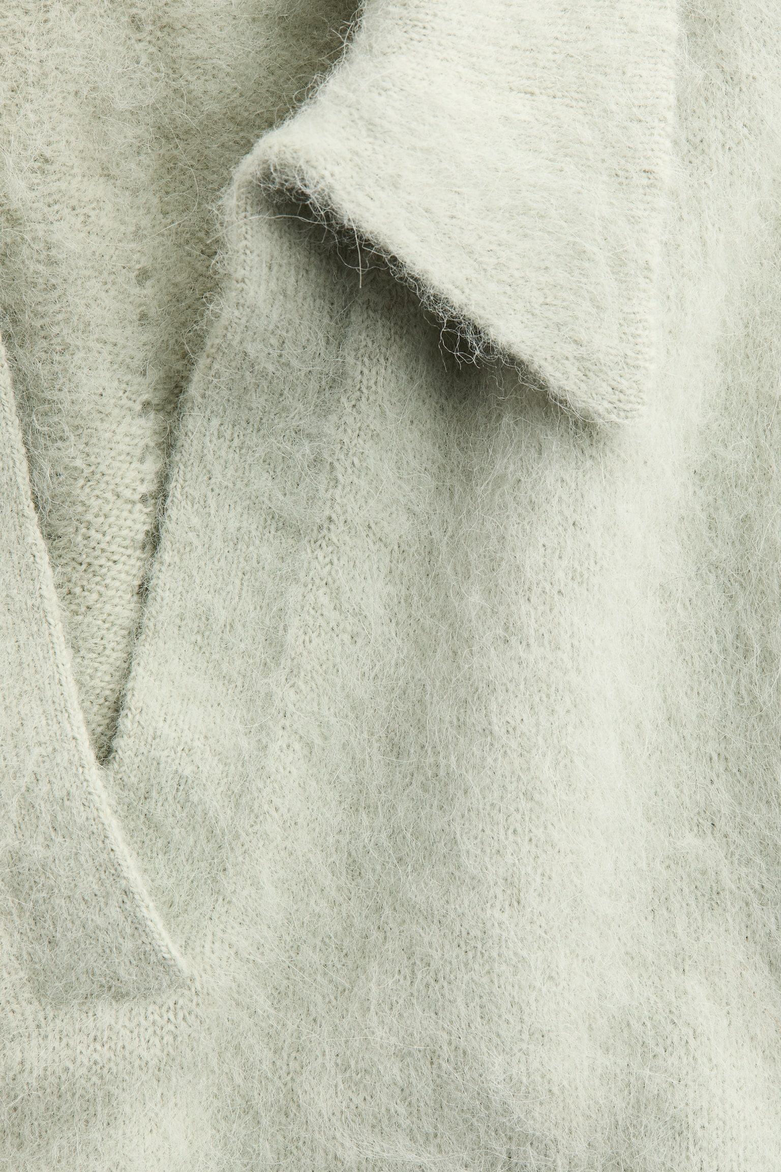 Alpaca-blend sweater vest - Light dusty green - 6