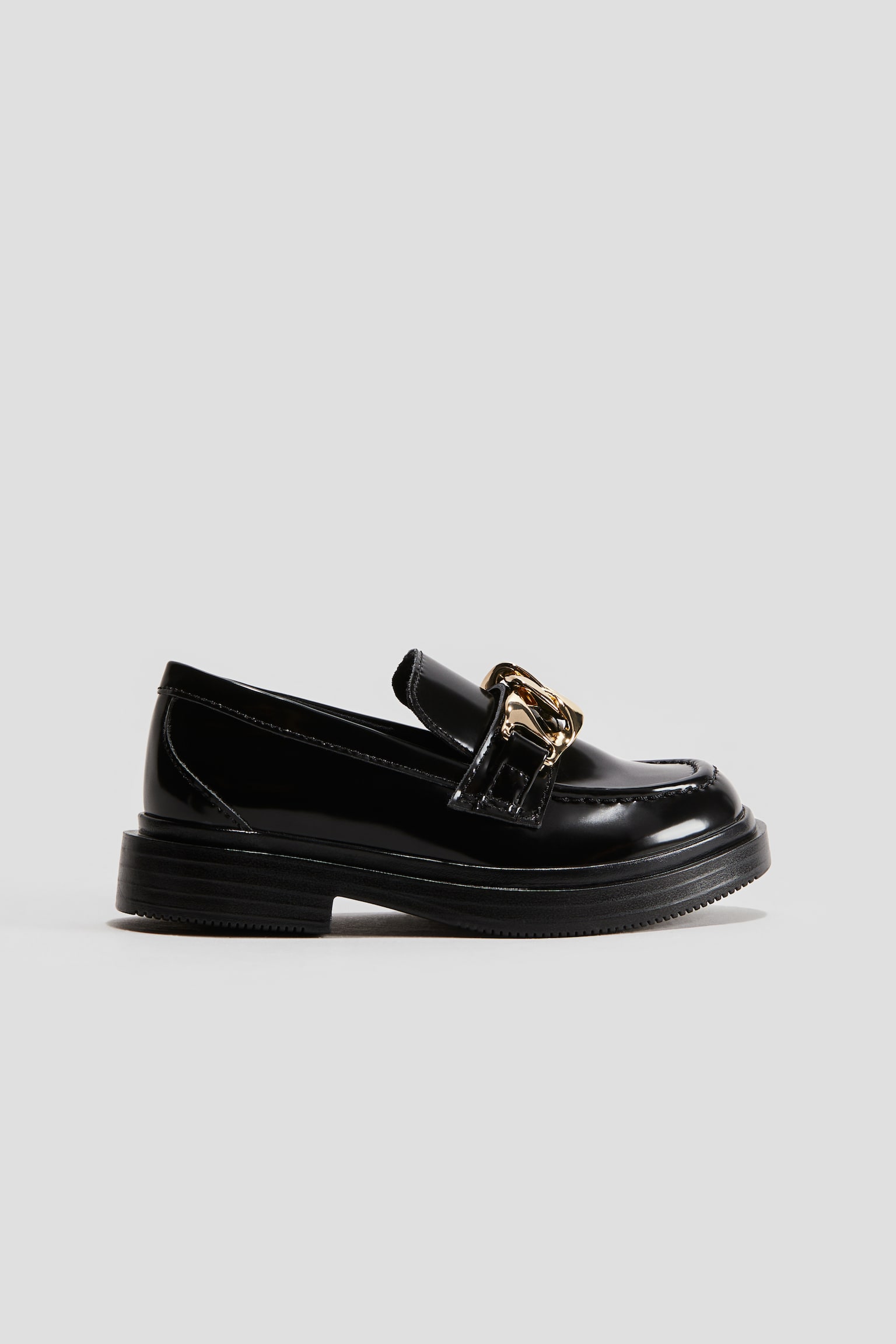 Loafers - Black/Silver-coloured/Glitter - 1