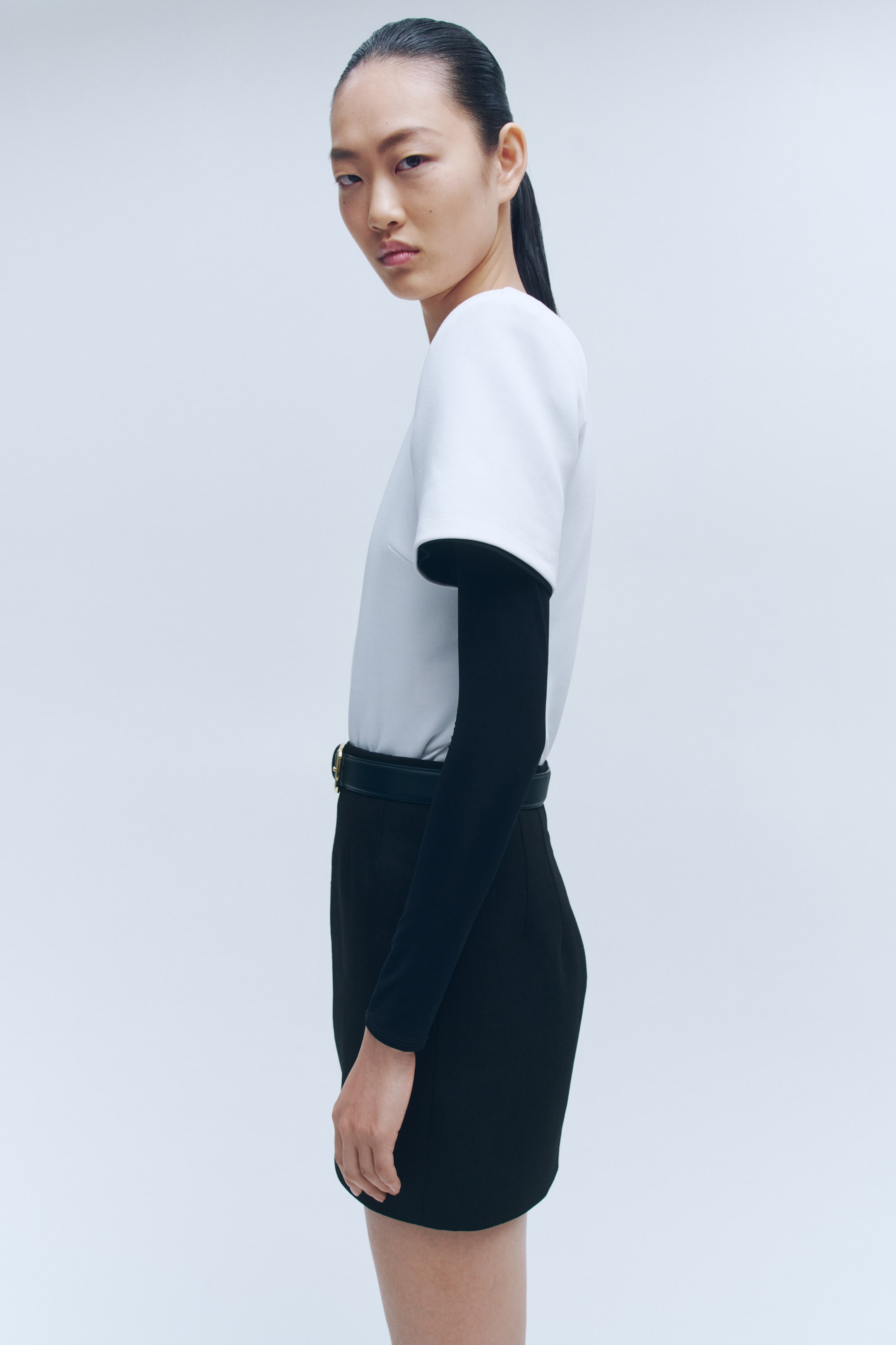 Wool Mini Skirt