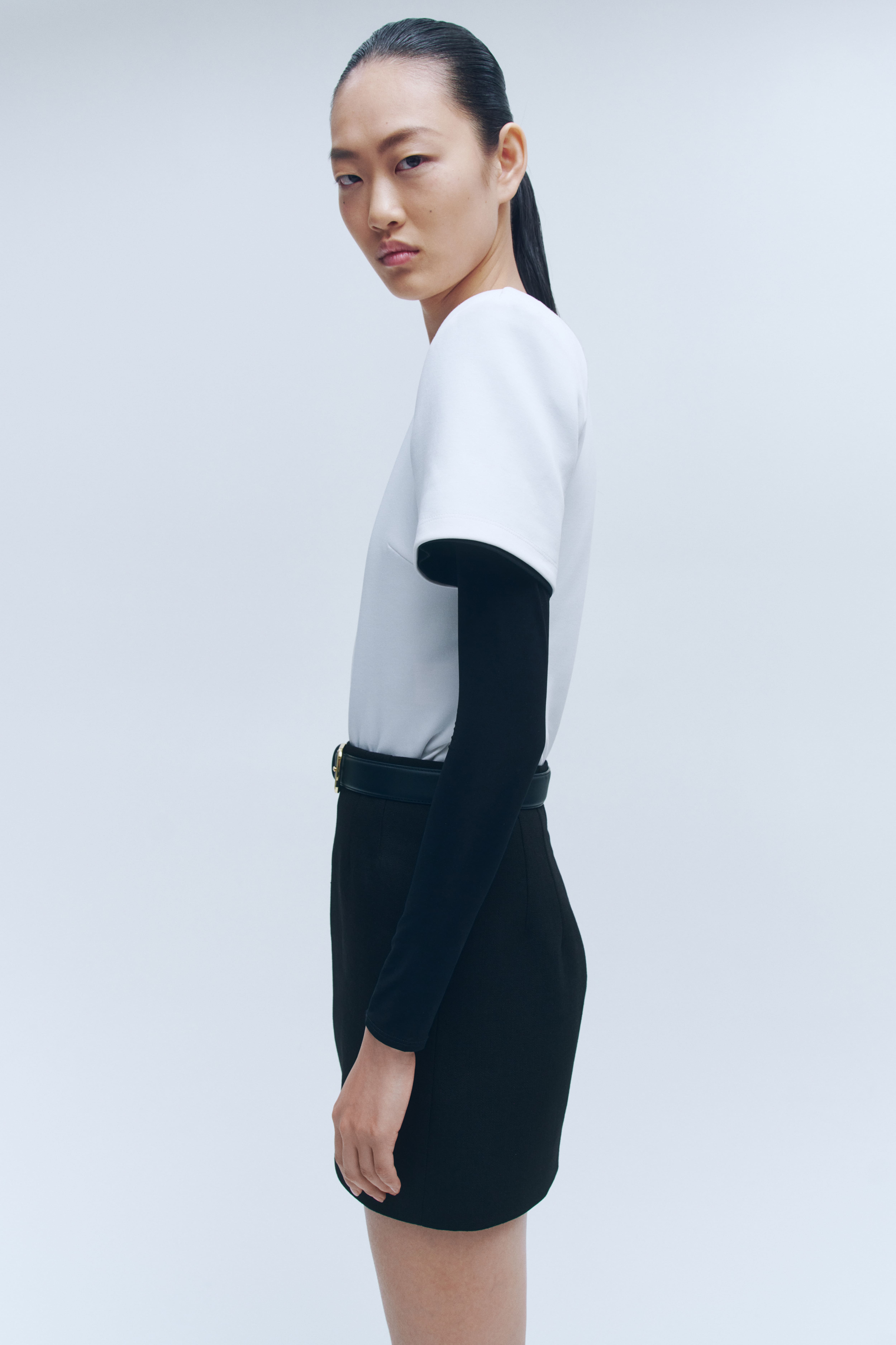 Wool Mini Skirt