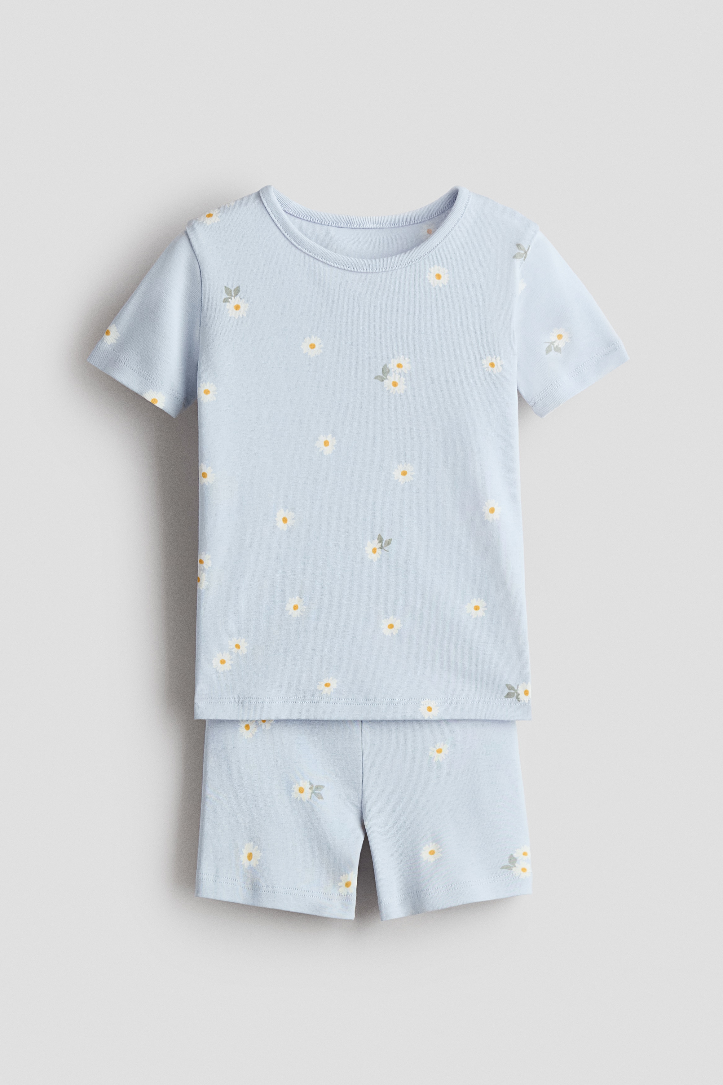 Snug Fit Printed Cotton PajamasModel
