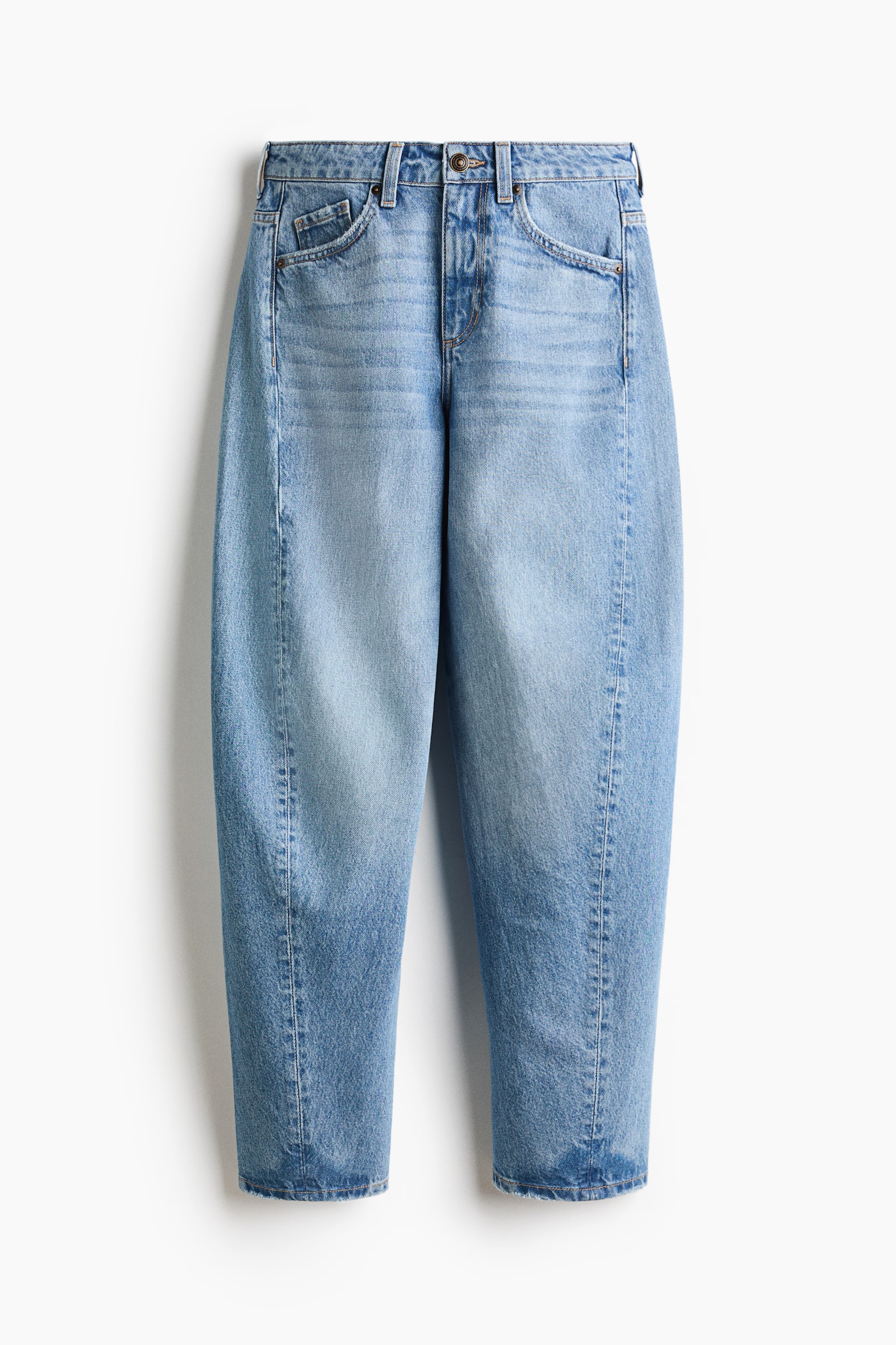 Barrel Regular Waist Jeans - 1