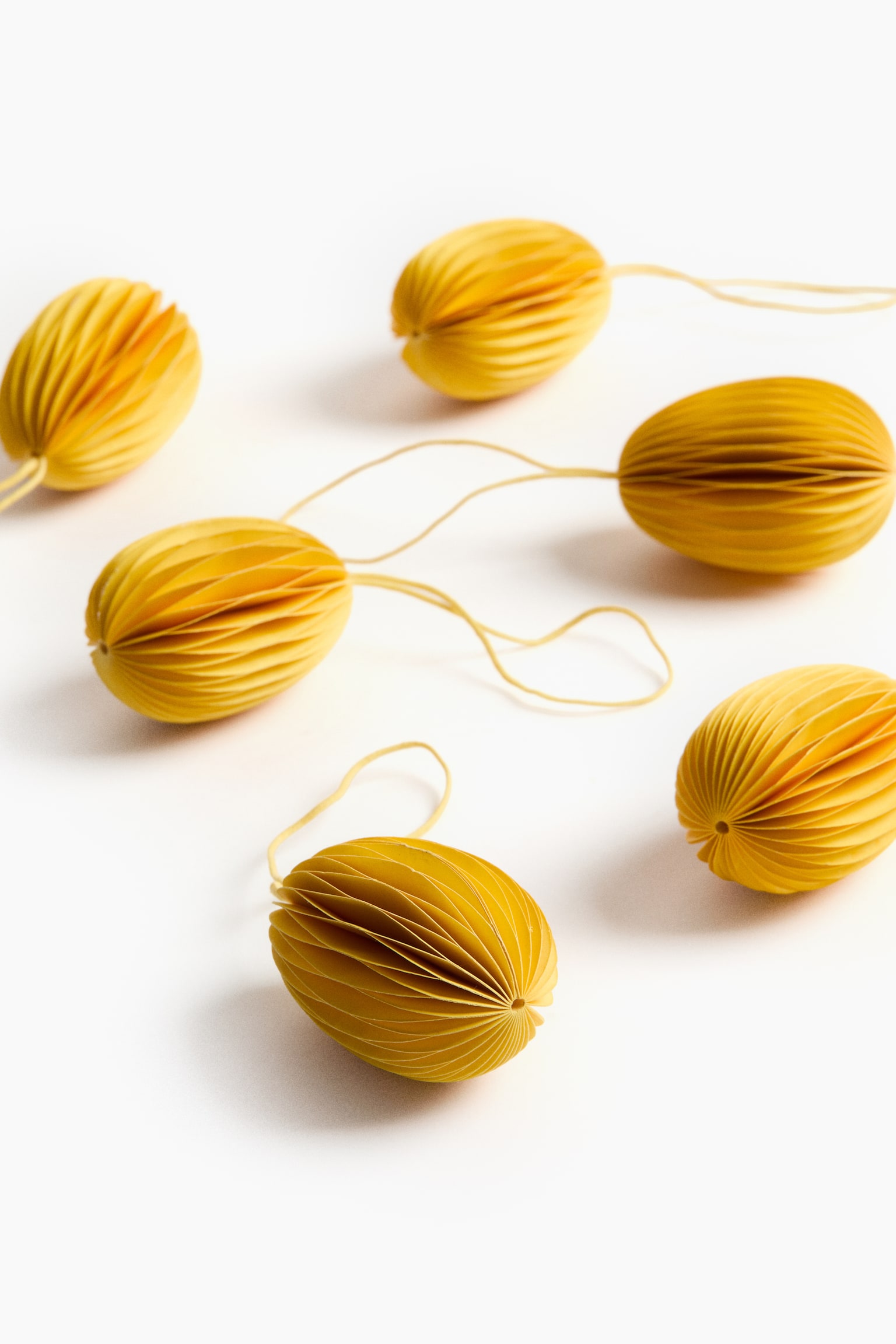 6-pack Easter decorations - Yellow/Olive green/Yellow/Yellow/Pink/Red/Green - 3