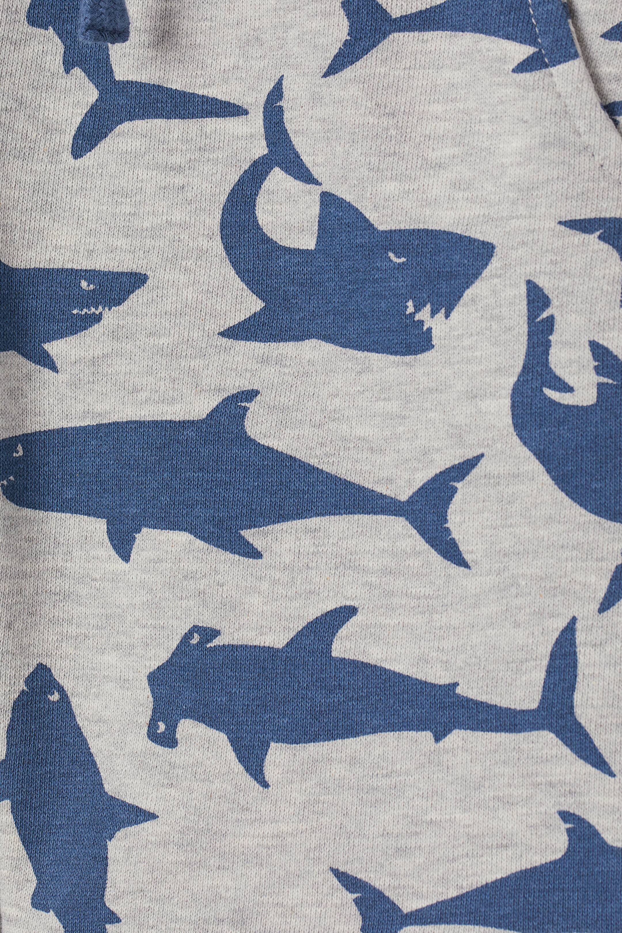 Größeres Bild ansehen: Sweatshorts - Graumeliert/Haie - Kids | H&M DE 2