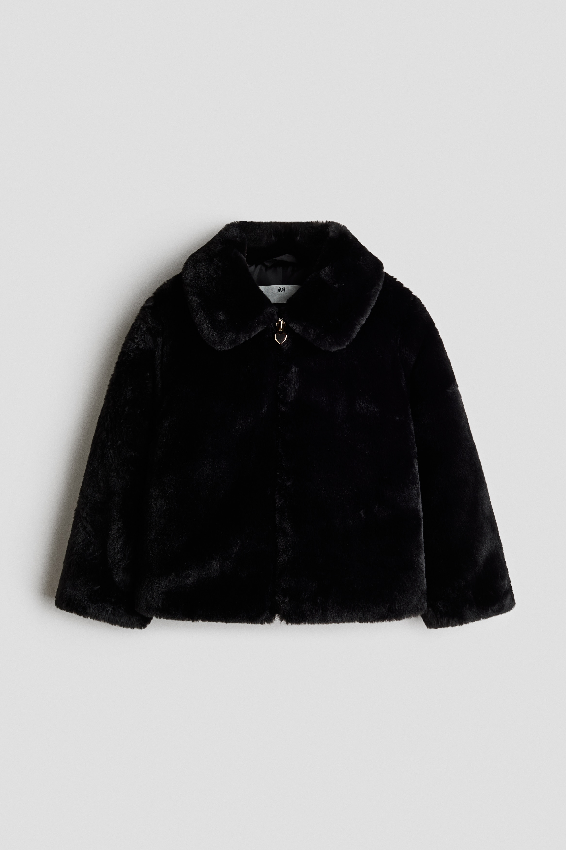 Chaqueta efecto peloAuxiliar
