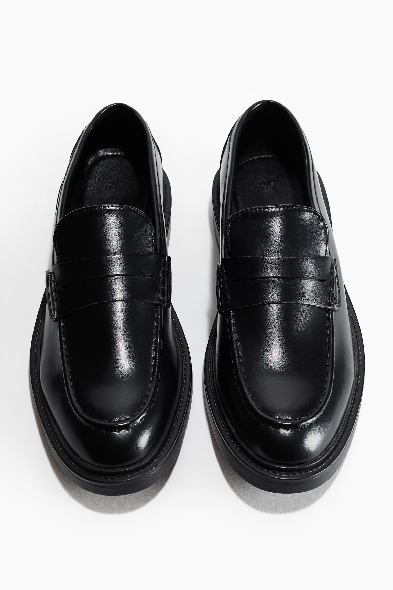 Moccasin-seam loafers - Black - 2