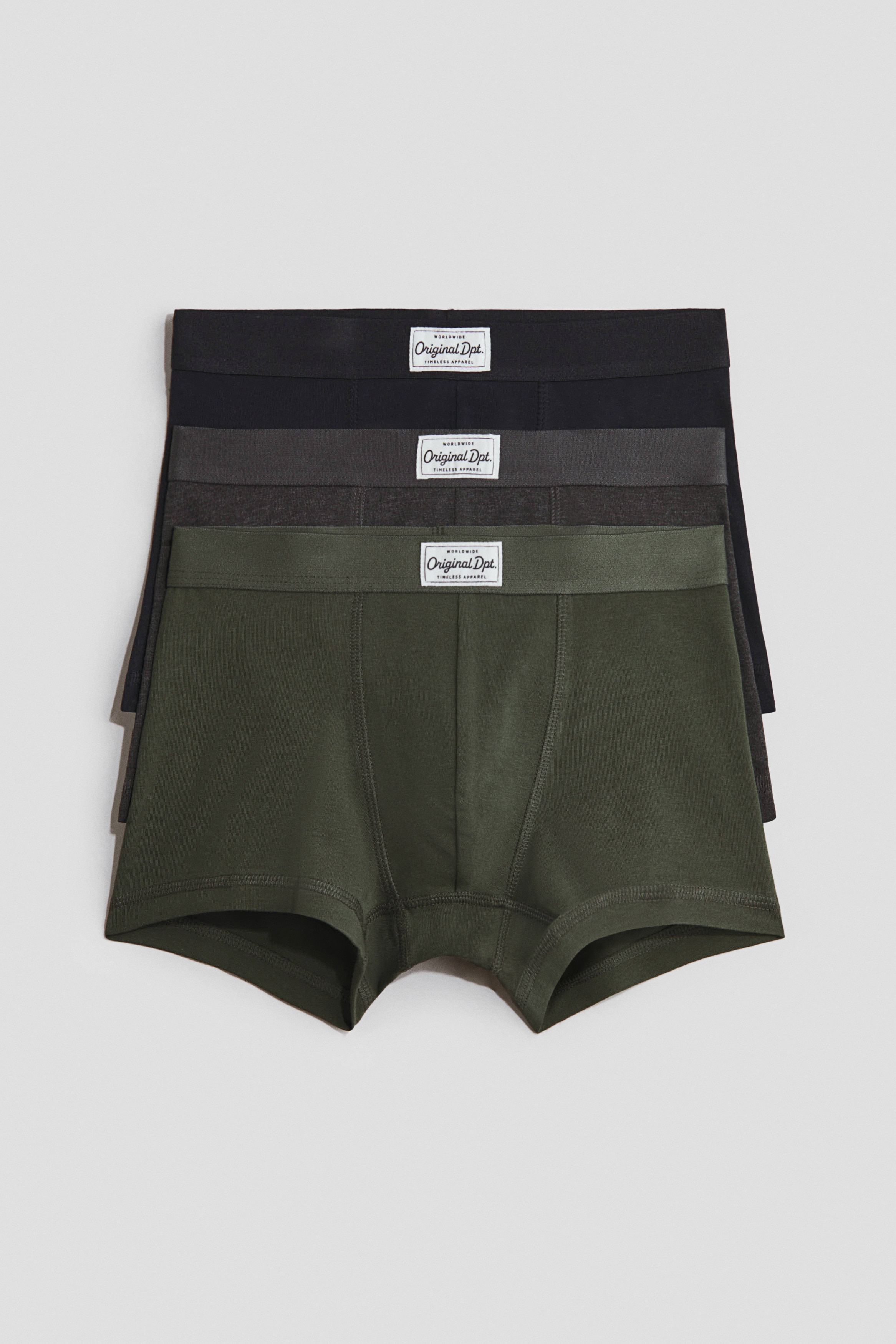 Set de 3 perechi de chiloți boxer de bumbacModel