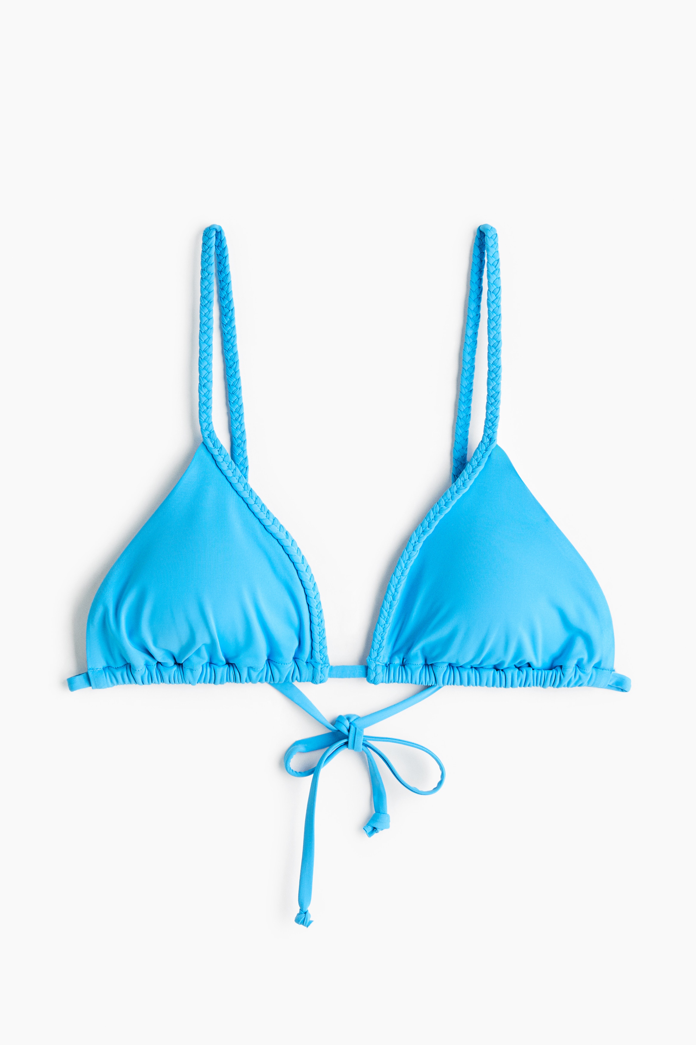 Padded Triangle Bikini Top - Blue/Red