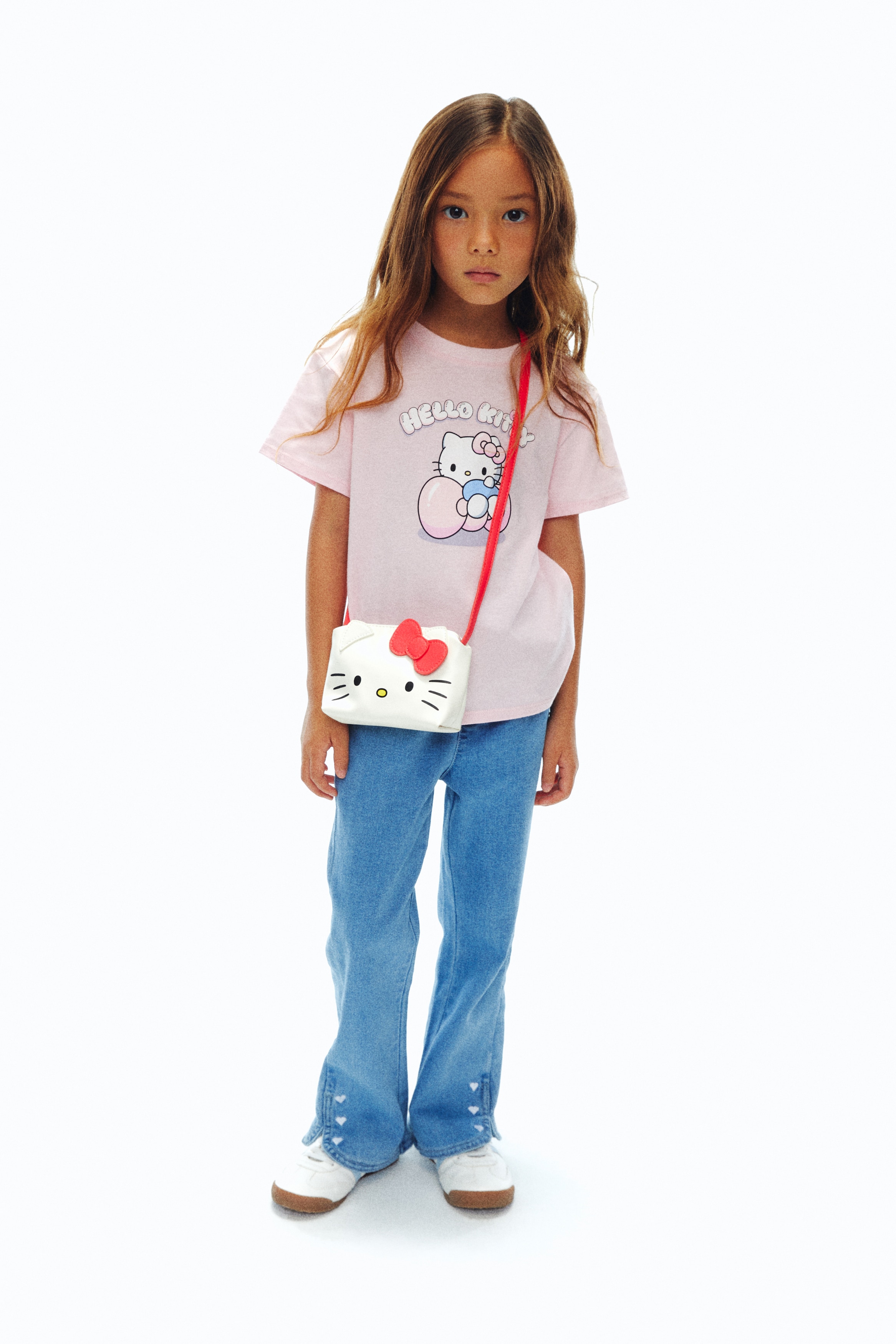 Printed Cotton T-Shirt - Light pink/Hello Kitty/Light purple/Hello Kitty/White/Hello Kitty/Light blue/Cinnamoroll