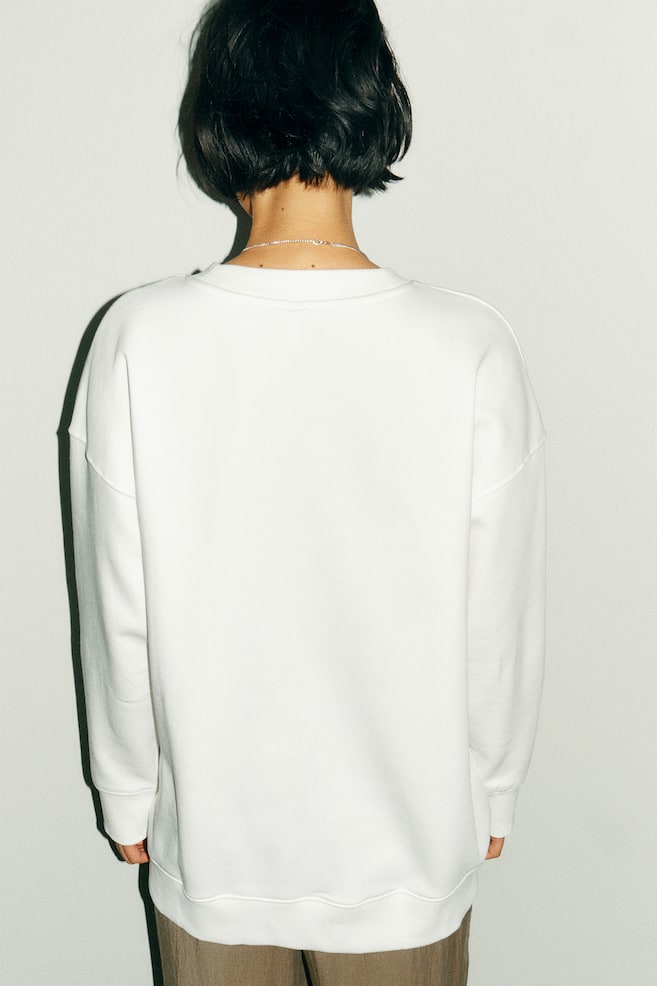 Sweatshirt med tryk - Hvid/New York City/Mørkegrå/New York/Lysegrøn/Bisous/Lysegråmeleret/Sport Studios/Hvid - 5