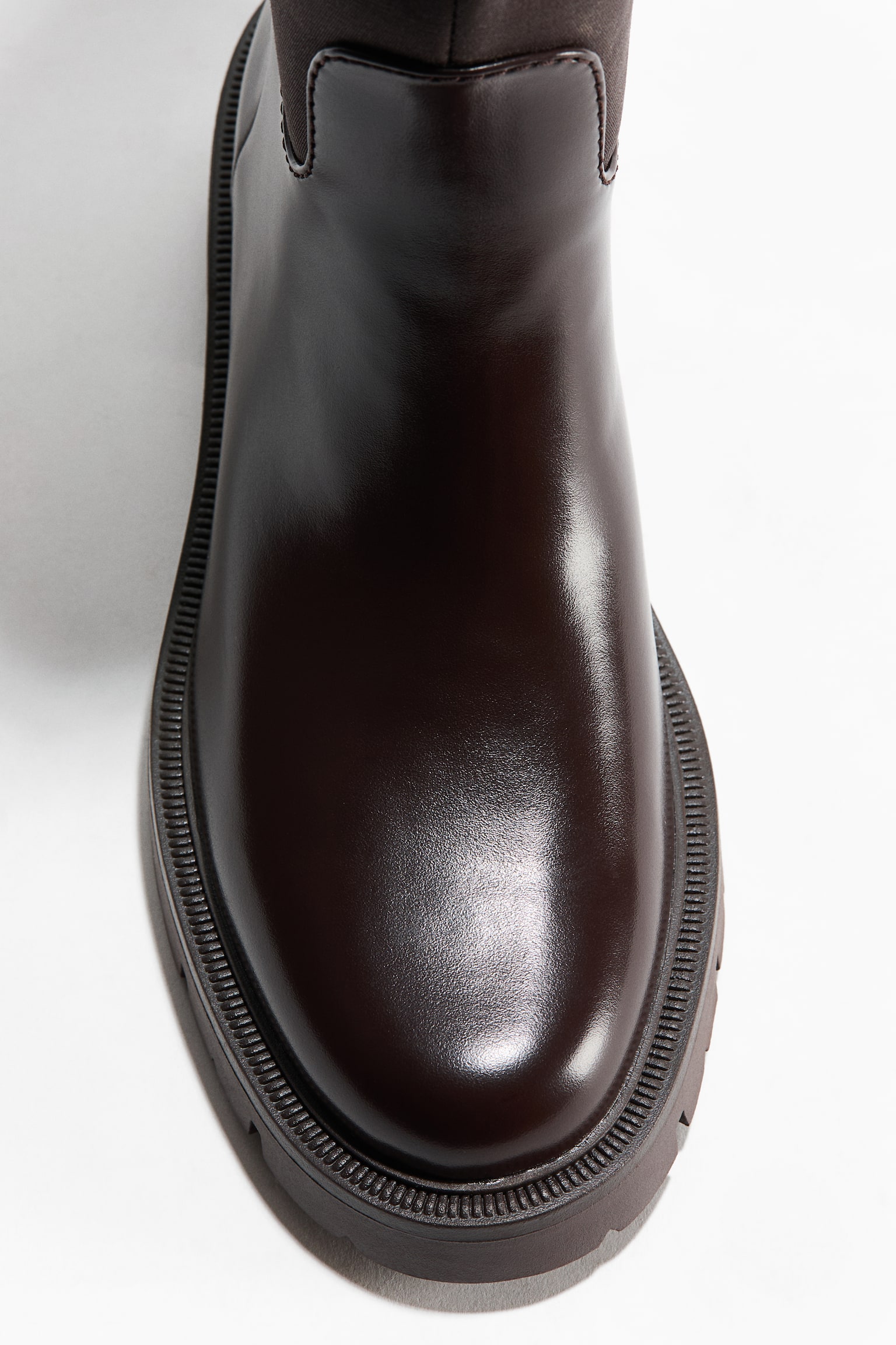 Женские ботинки H&M Knee-High, цвет: Тёмный коричневый — фото 3