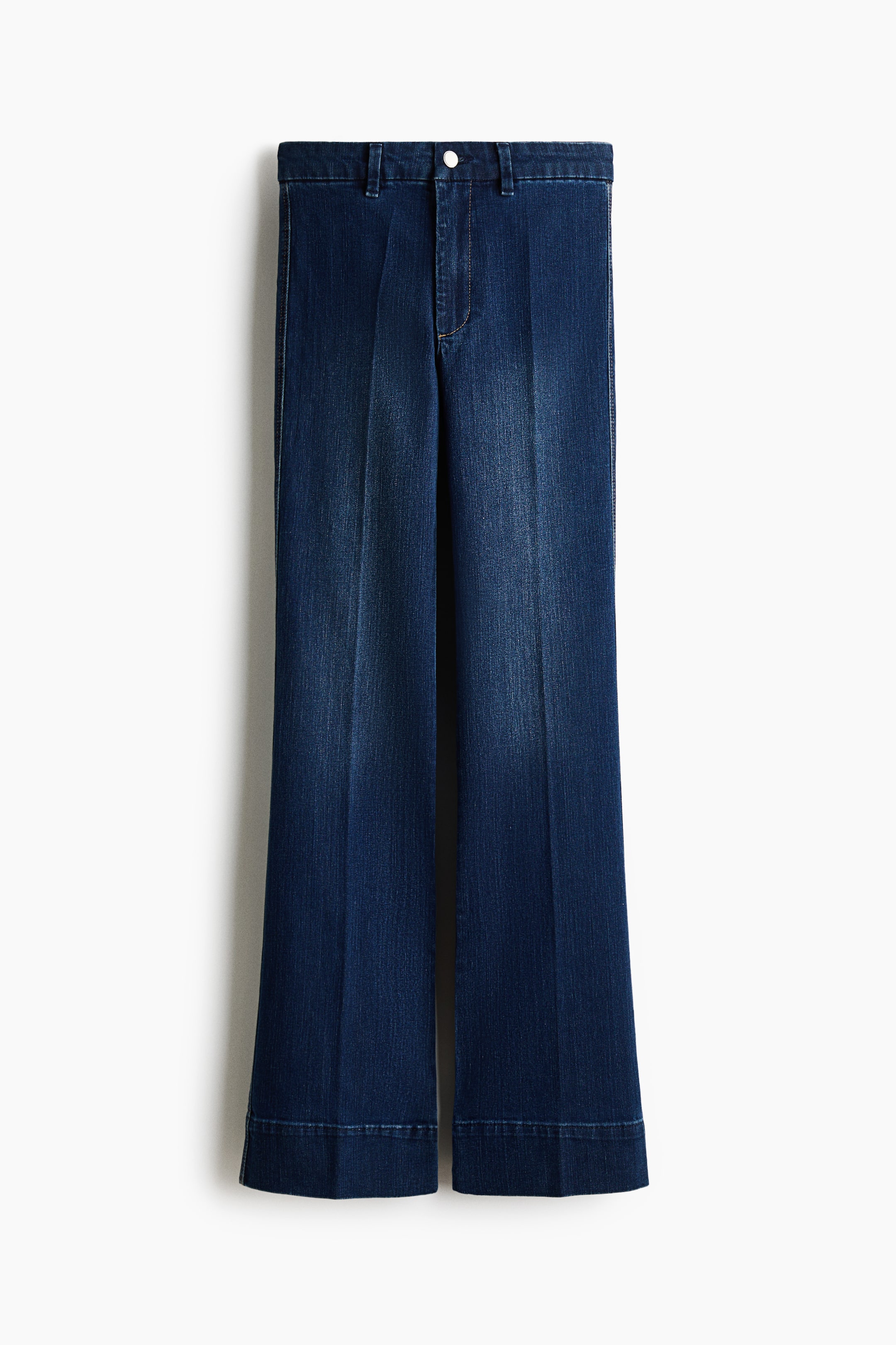 Ver imagen más grande: Flared High Jeans - Azul denim oscuro - MUJER | H&M ES 1