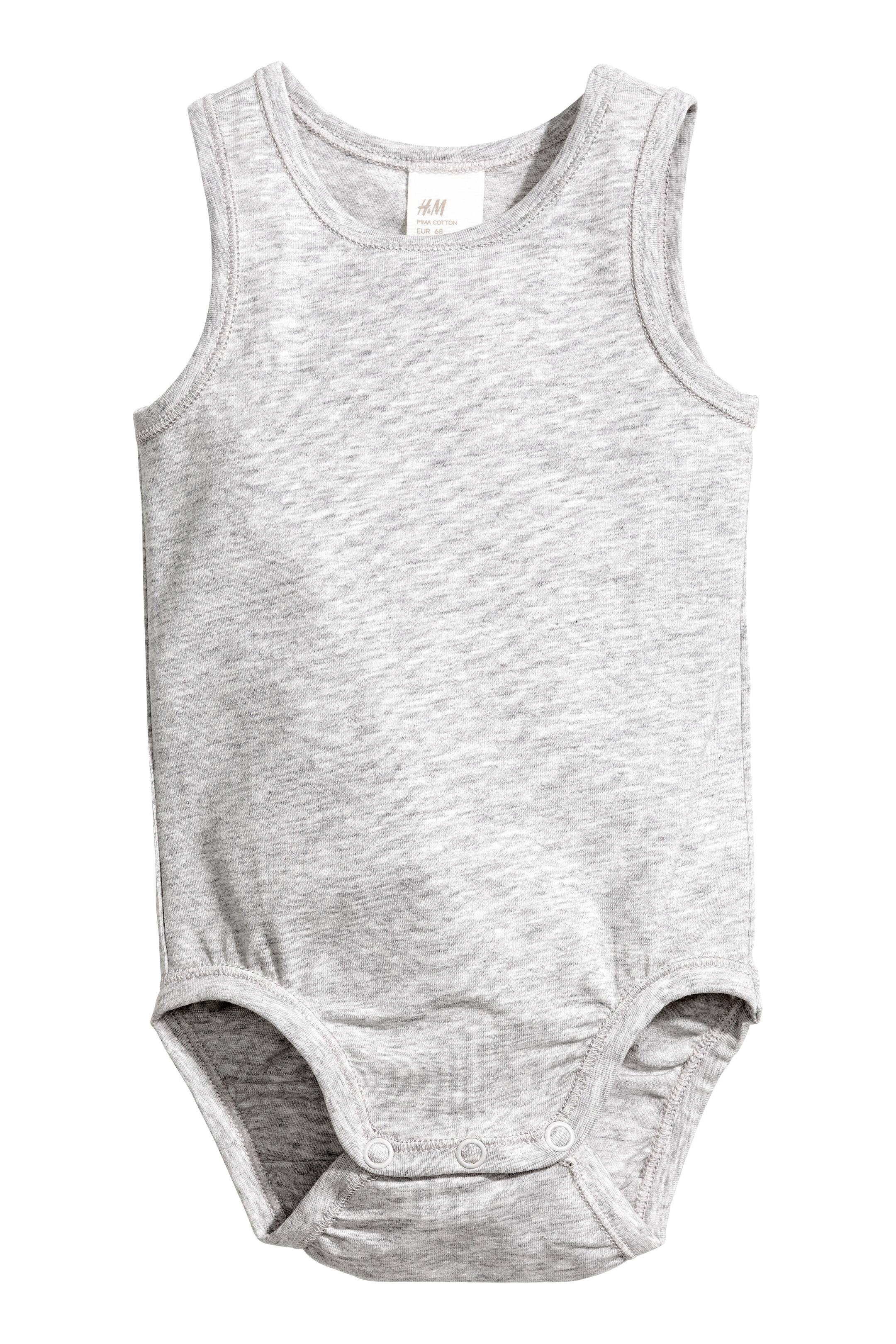View larger image: 3-pack pima cotton bodysuits - White - Kids | H&M IE 1