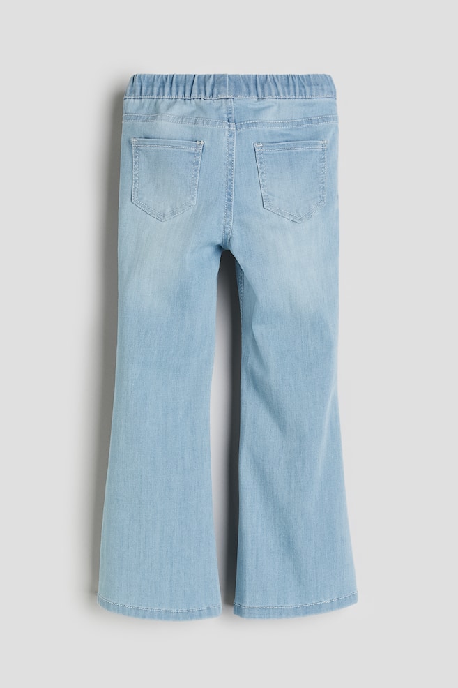 Superstretch Flare Fit Jeans - Lys denimblå/Denimblå/Lys rosa/Grå - 2