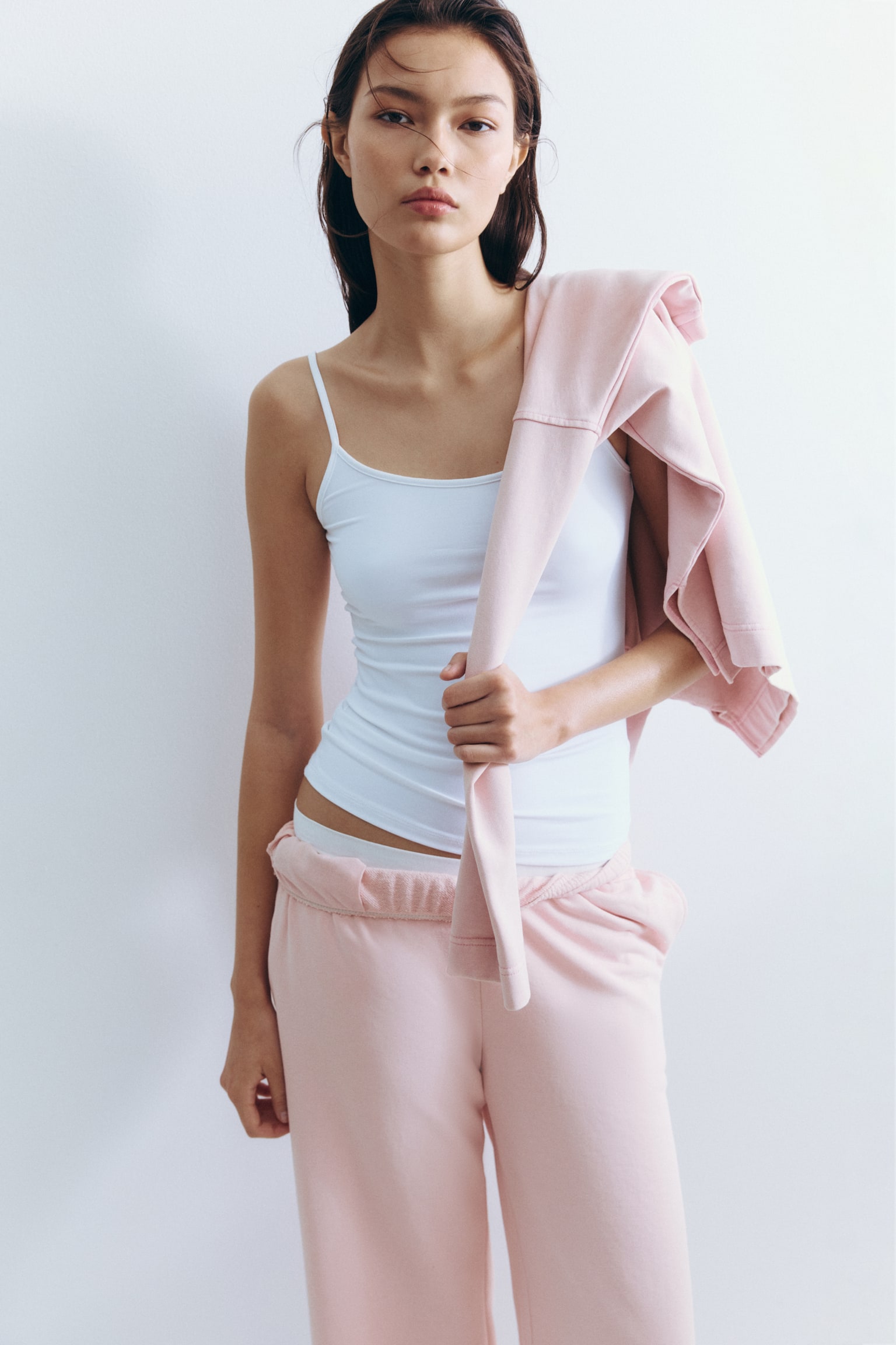 Sweatpants - Light pink/Black/Khaki green/Cream/Dark blue/Dark brown/Light turquoise/Burgundy - 3