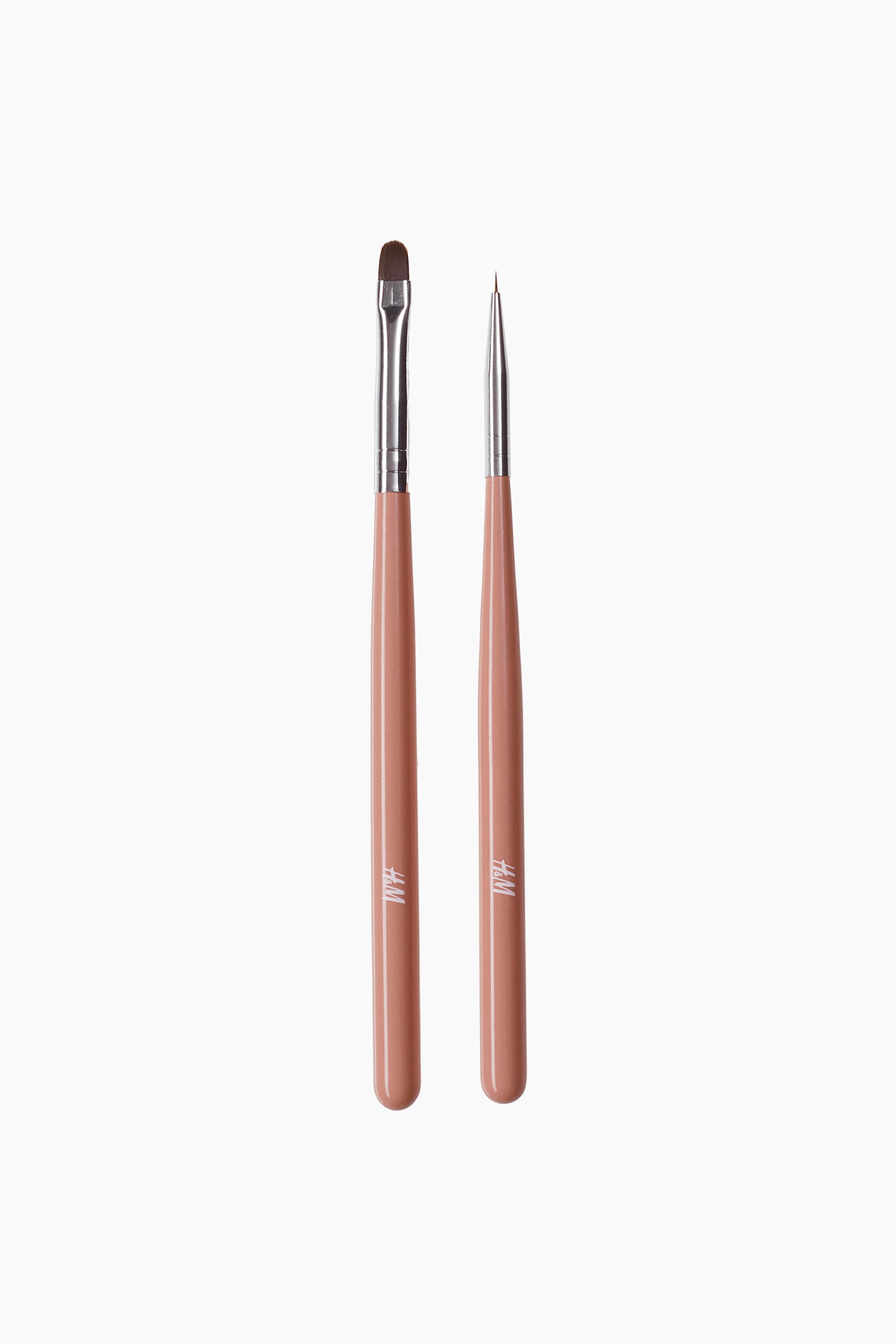 2-pack nail art brushes - Light pink - 1