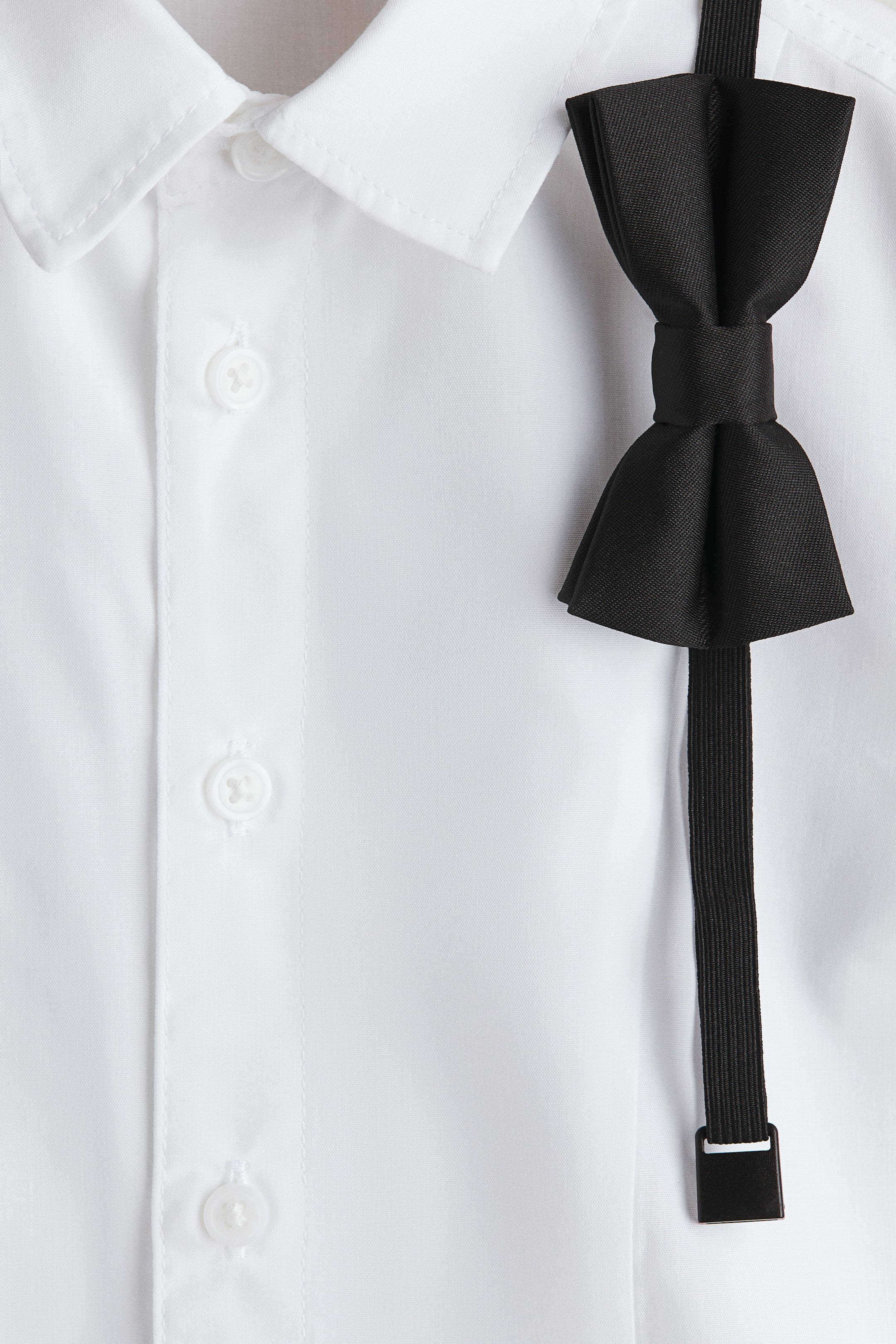 Детские топы H&M 2-Piece Tuxedo Shirt and Bow Tie Set — фото 2