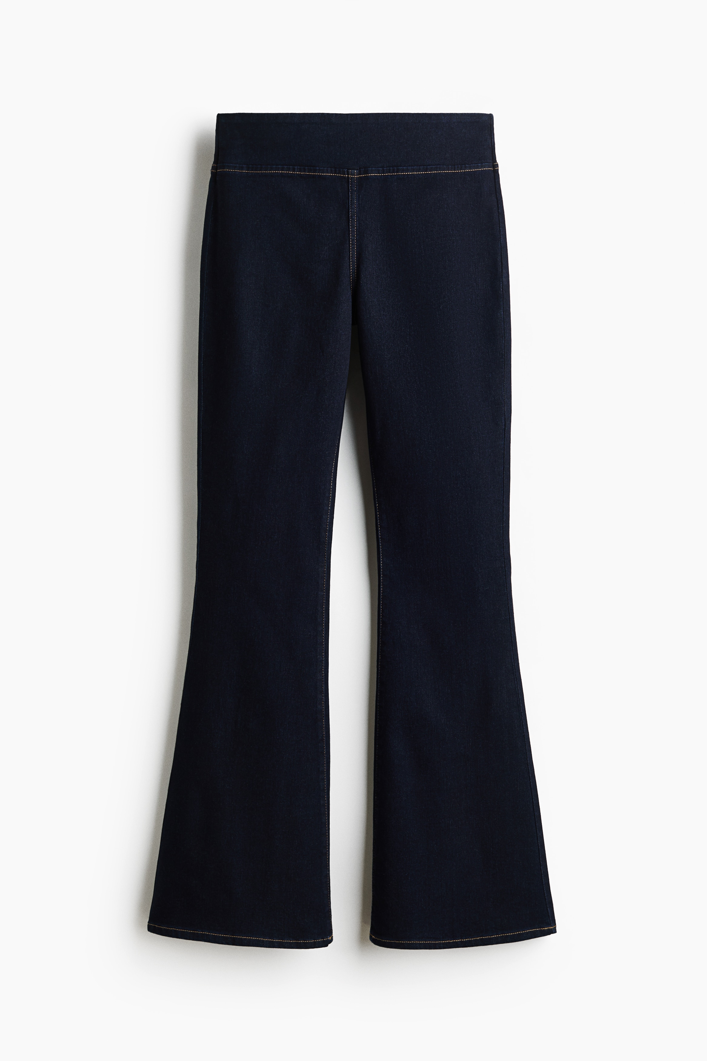 High Flared Jeggings - Navy denim blue/Dark denim blue/Denim blue